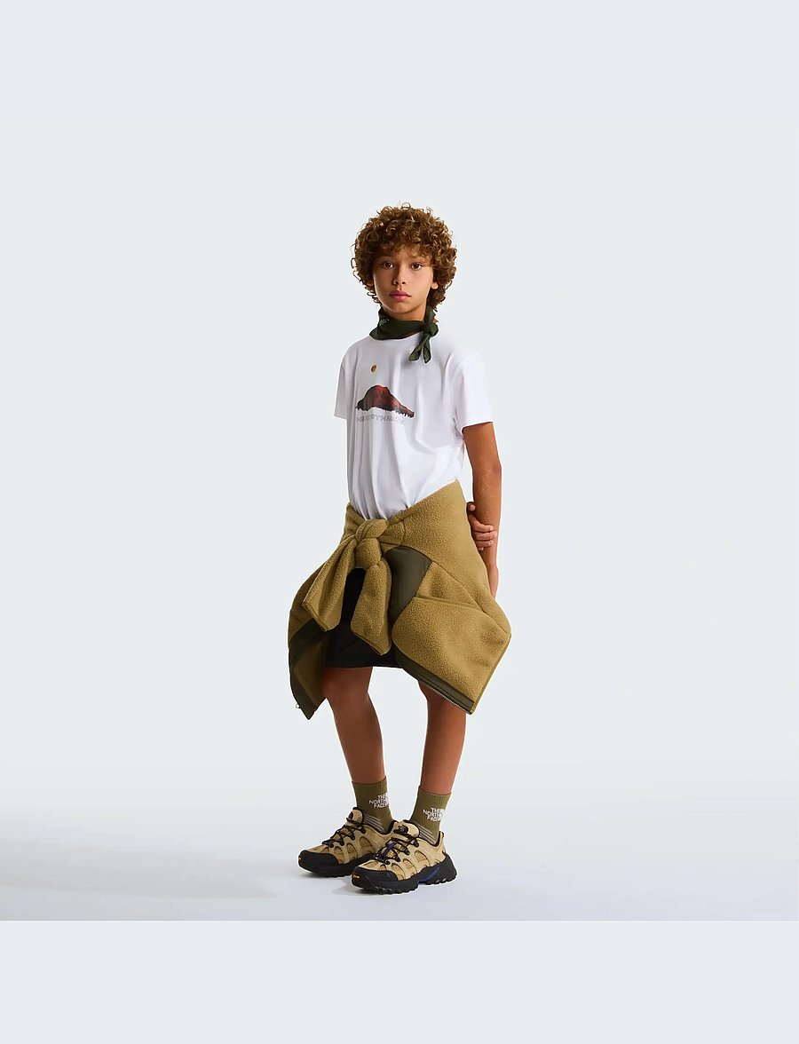The North Face - B MOUNTAIN NIGHT RELAXED SS TEE - lühikeste varrukatega t-särgid - tnf white - 3