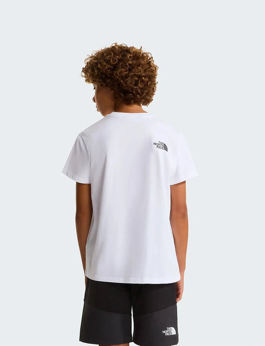 The North Face - B MOUNTAIN NIGHT RELAXED SS TEE - lühikeste varrukatega t-särgid - tnf white - 5