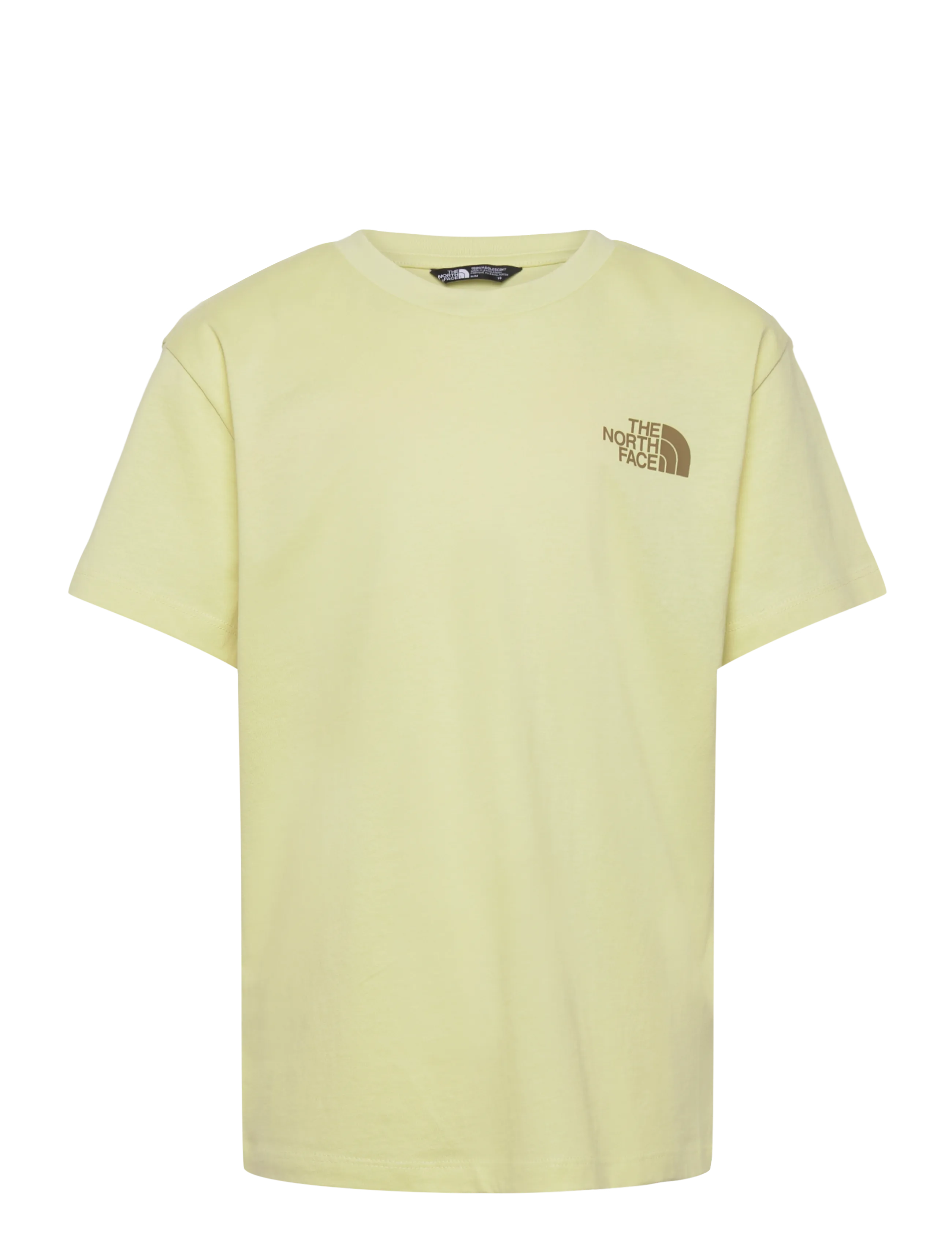 The North Face TEEN VOYAGE RELAXED SHORT SLEEVE TEE - Apģērbs - LEMON MIST / yellow