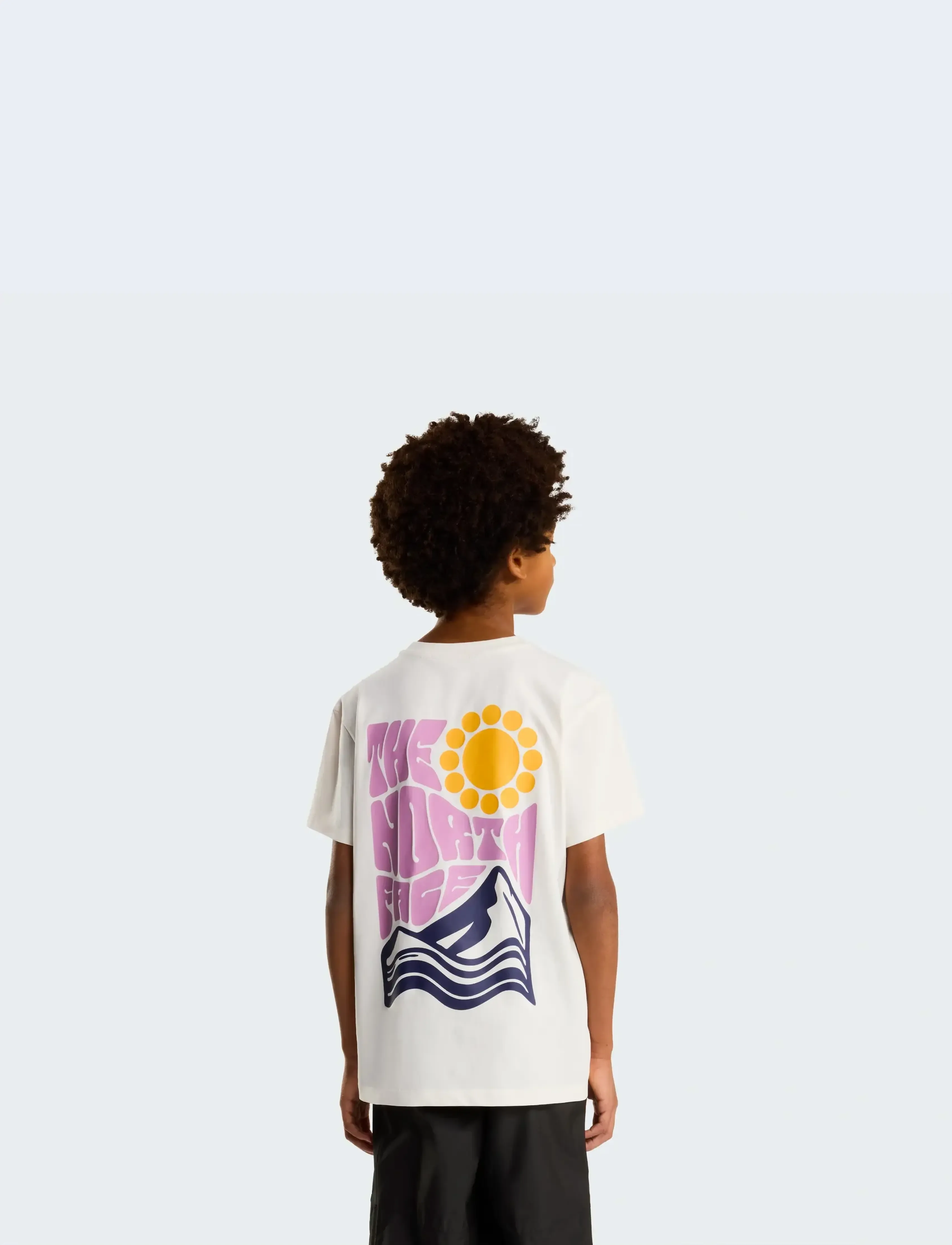 The North Face - TEEN VOYAGE RELAXED SHORT SLEEVE TEE - t-shirts à manches courtes - white dune - 3