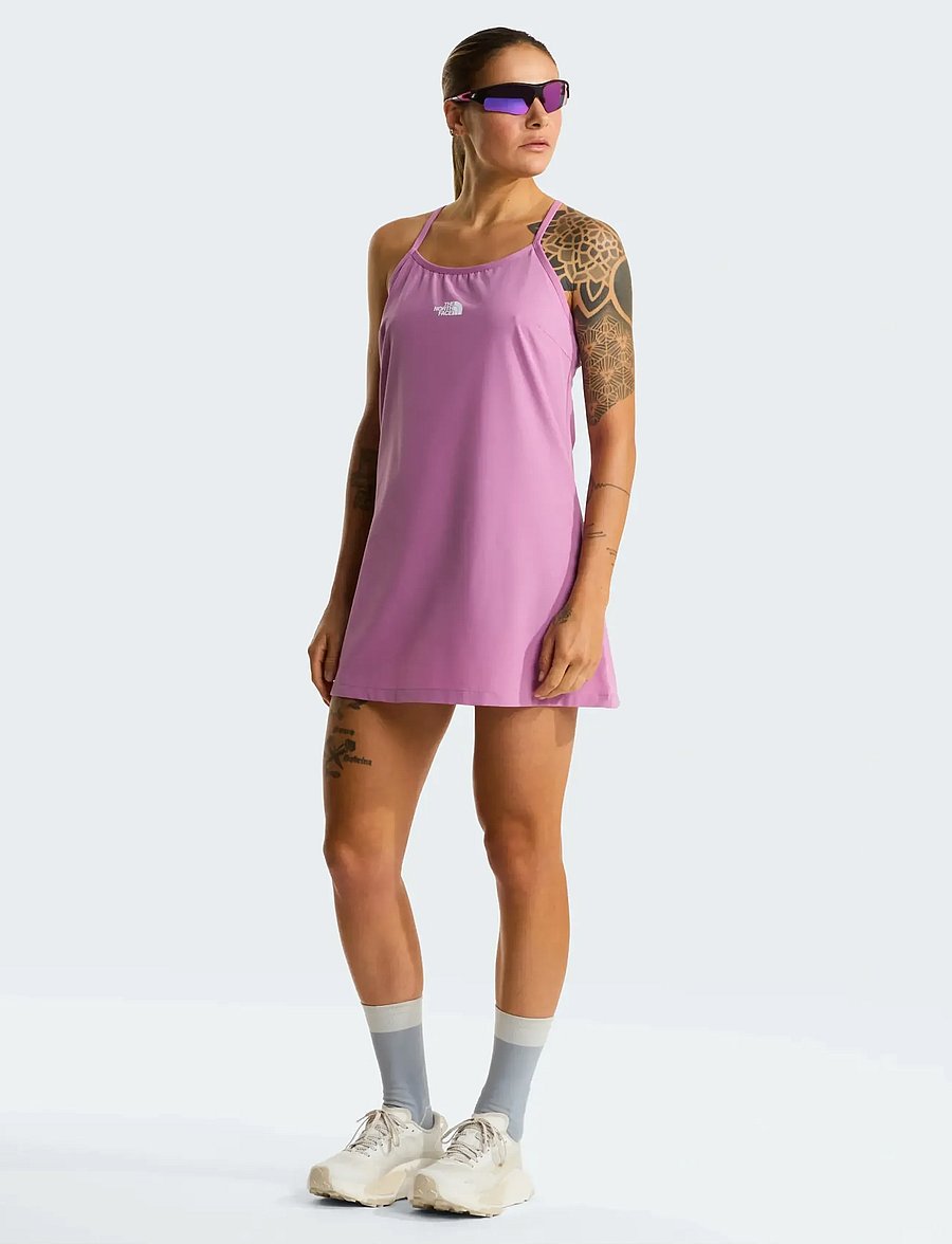 The North Face - W FLEX WOVEN 2in1 DRESS - kjoler & nederdele - hushed lavender - 3