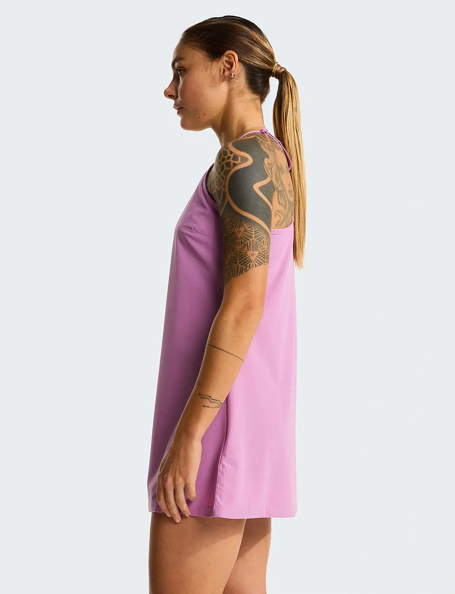 The North Face - W FLEX WOVEN 2in1 DRESS - kjoler & nederdele - hushed lavender - 4