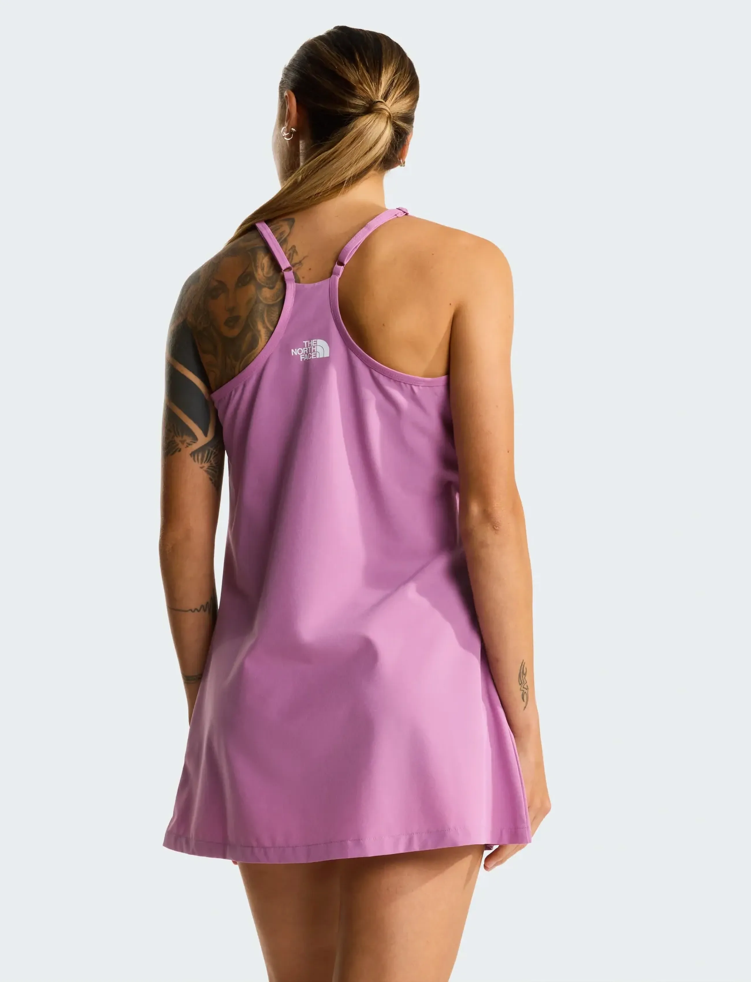 The North Face - W FLEX WOVEN 2in1 DRESS - kjoler & nederdele - hushed lavender - 5