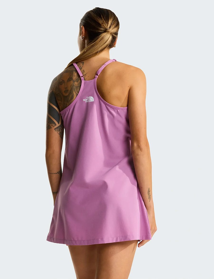 The North Face - W FLEX WOVEN 2in1 DRESS - kjoler & nederdele - hushed lavender - 5