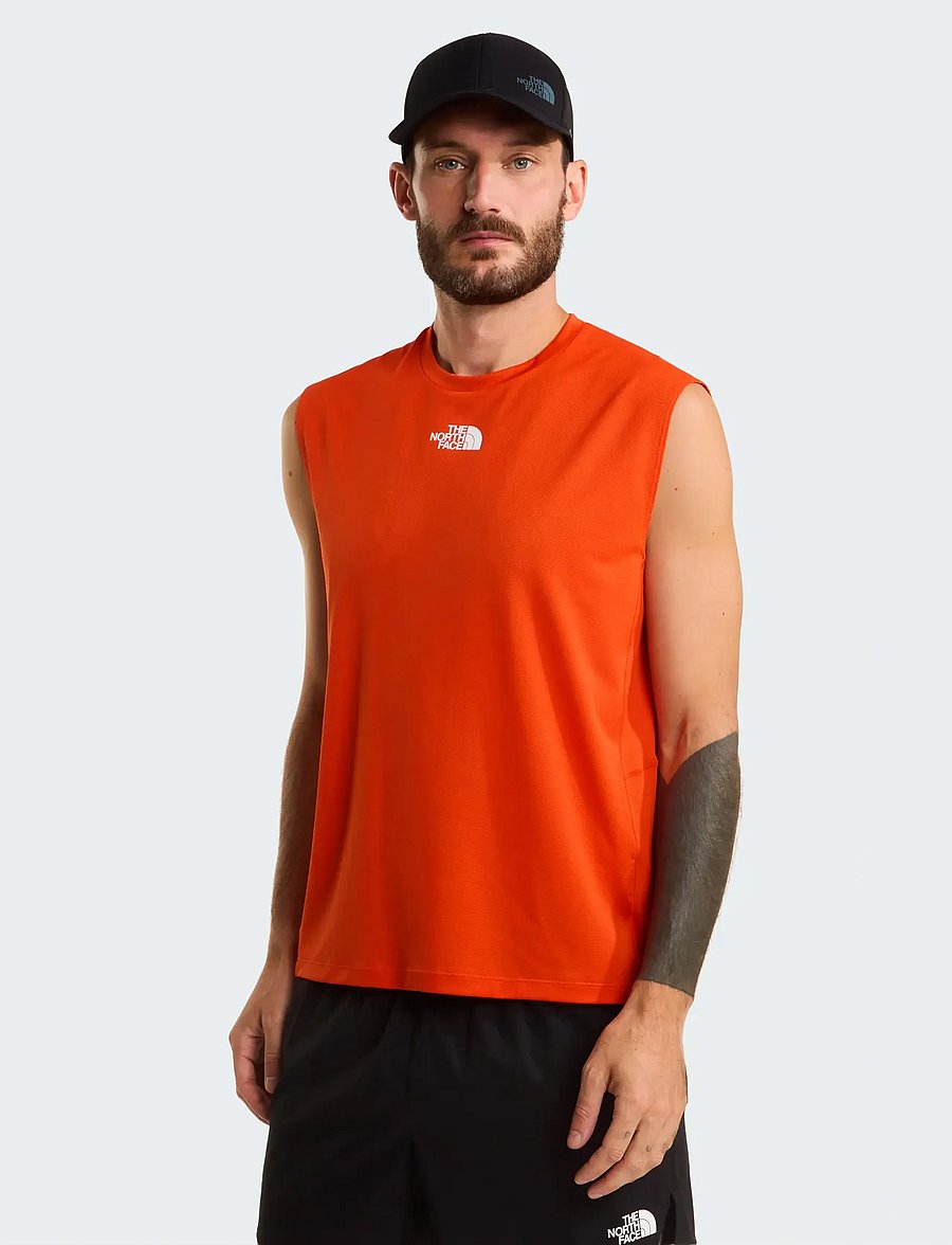 The North Face - M LIGHTBRIGHT TANK - GRAPHIC - tanktops - lava red - 3
