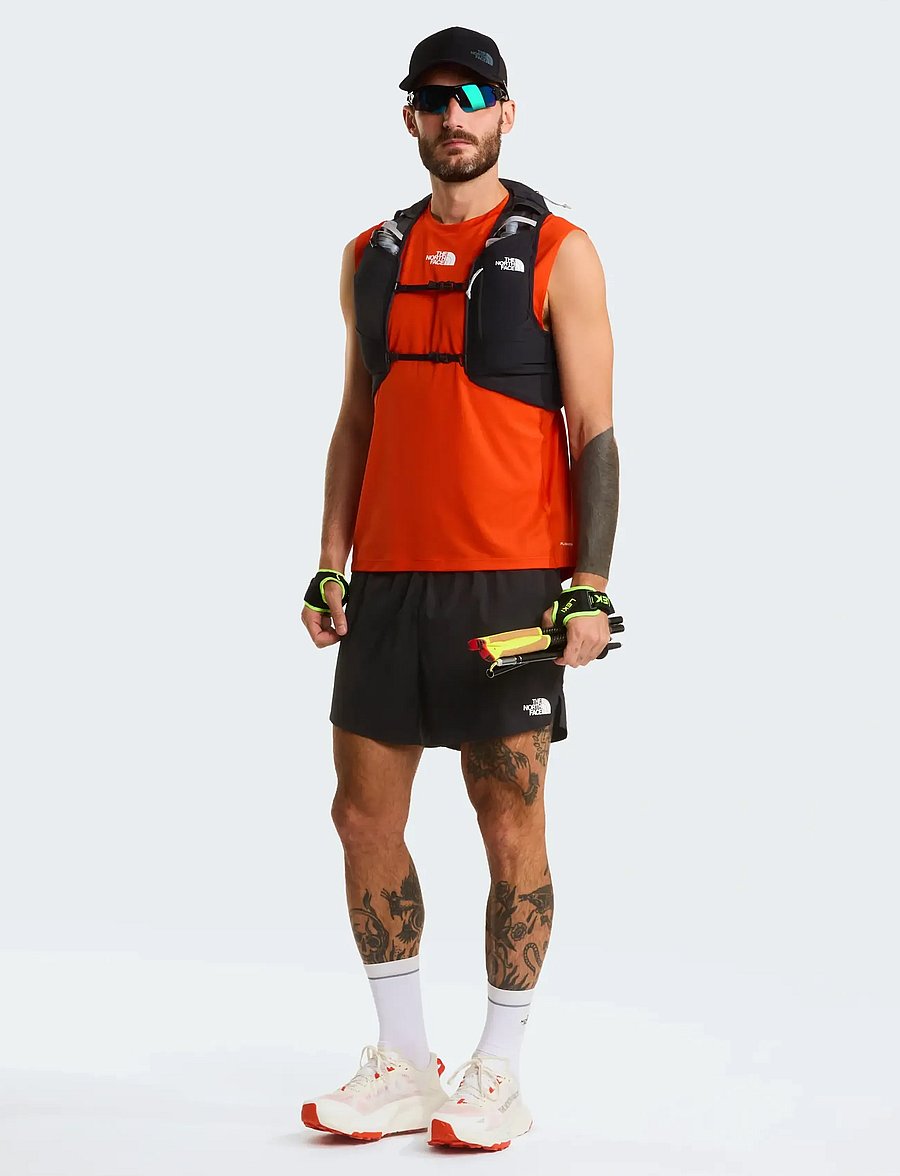 The North Face - M LIGHTBRIGHT TANK - GRAPHIC - tanktops - lava red - 4