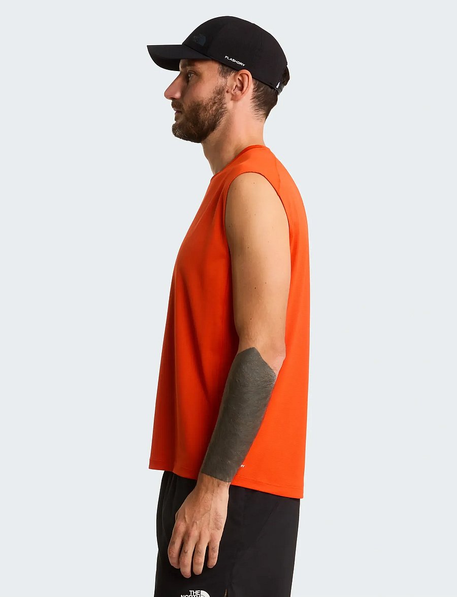 The North Face - M LIGHTBRIGHT TANK - GRAPHIC - tanktops - lava red - 5