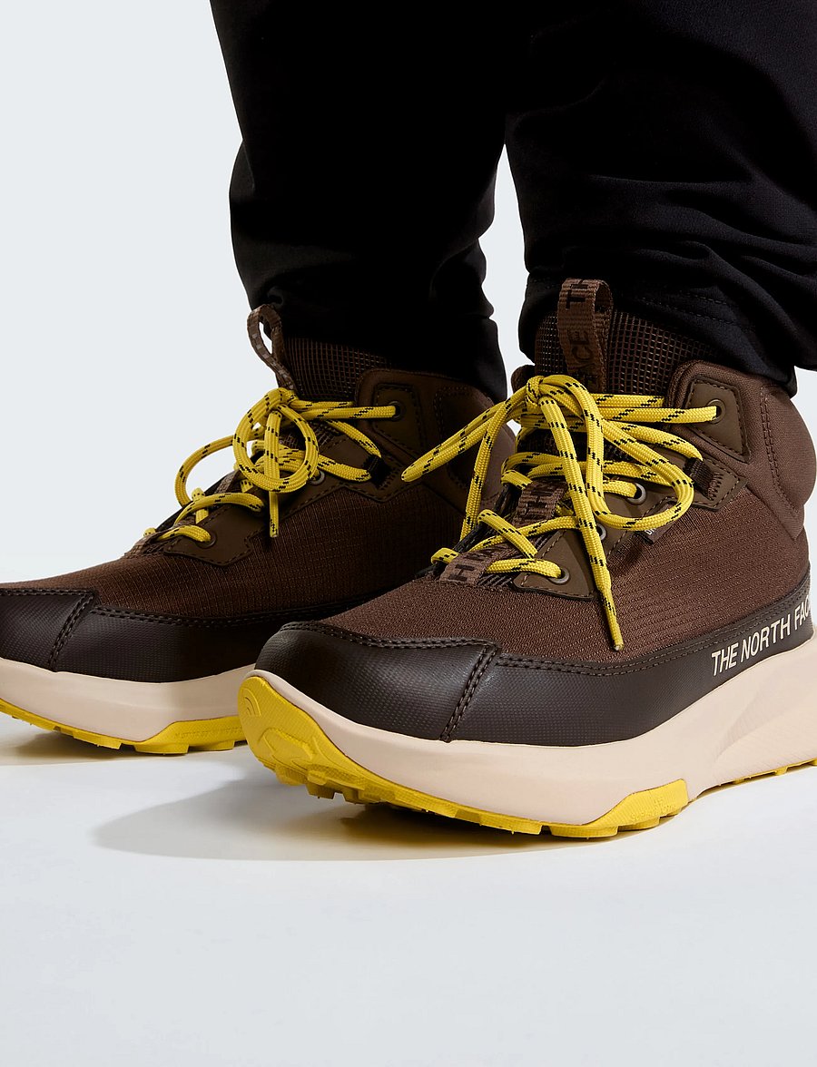 The North Face - Y FASTPACK II MID WP - tennised - smokey brown/dark chest - 5