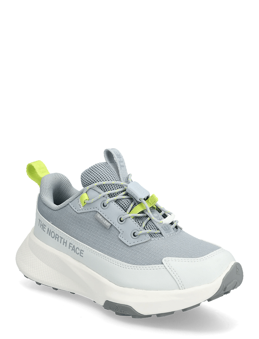 The North Face - Y FASTPACK II WP - running shoes - frost grey/fizz lime - 0