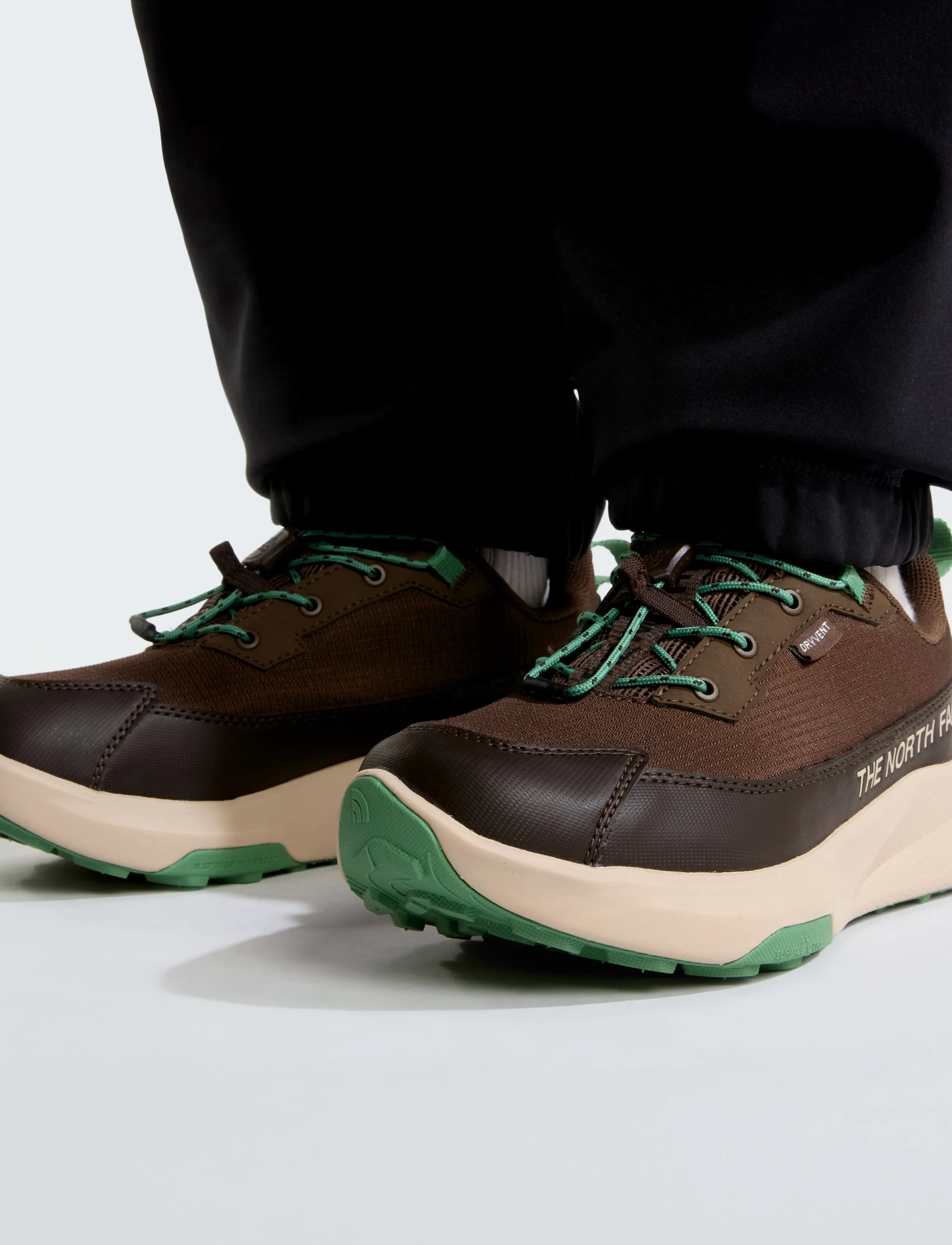 The North Face - Y FASTPACK II WP - running shoes - smokey brown/dark chest - 4