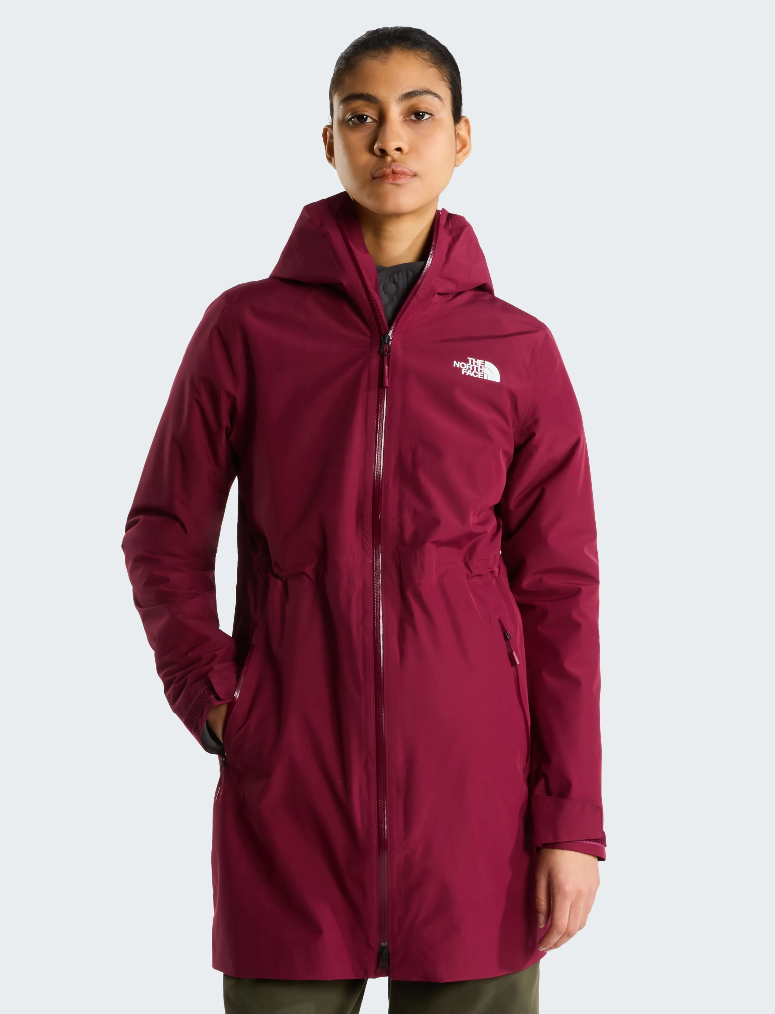 The North Face - W DRYVENT HIKESTELLER PARKA - parkad - burgundy crush - 0