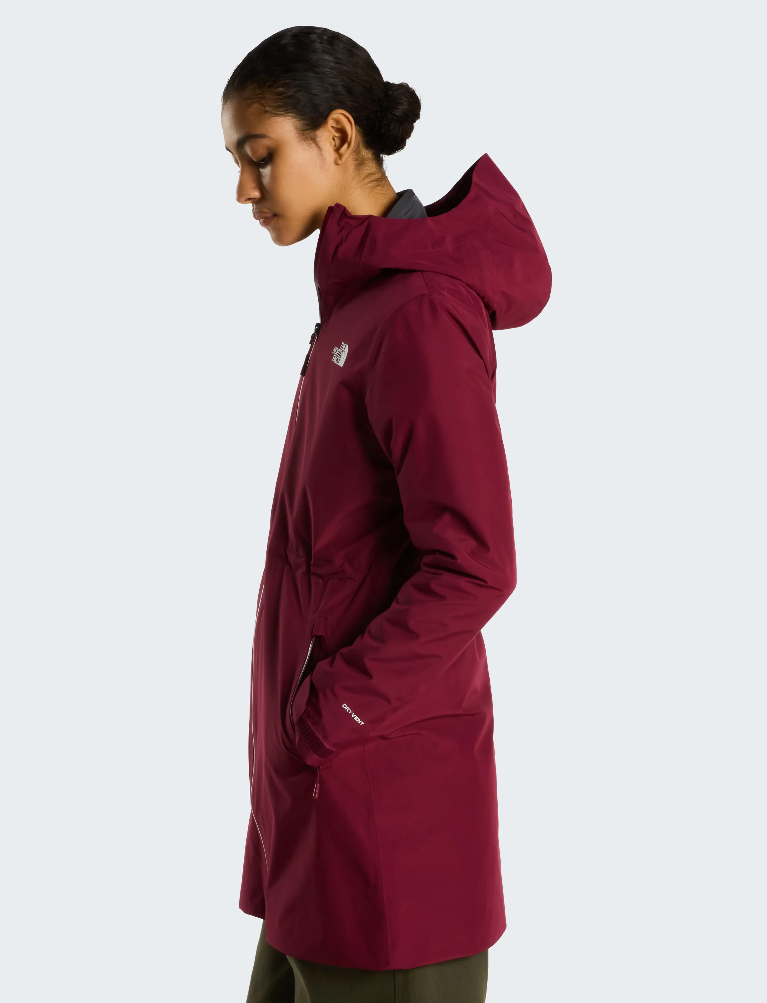 The North Face - W DRYVENT HIKESTELLER PARKA - parkad - burgundy crush - 4