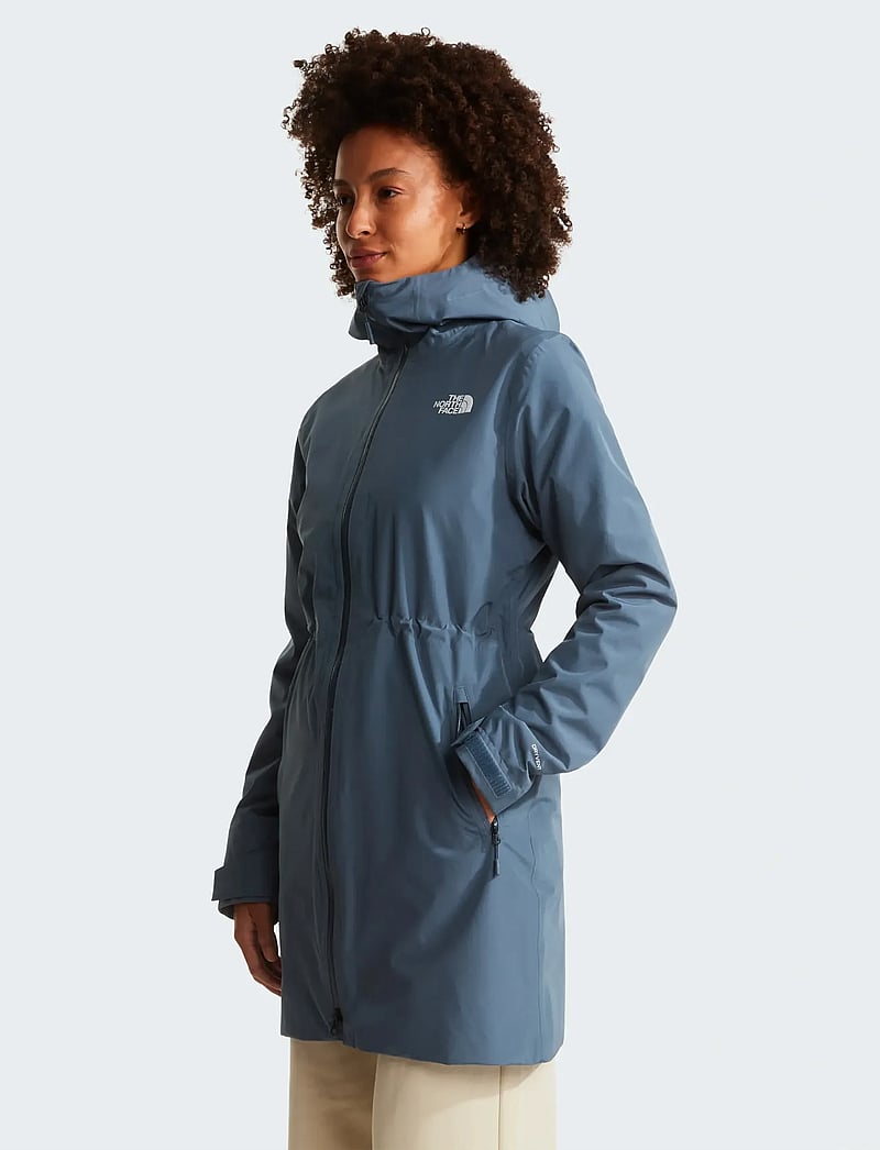 The North Face - W DRYVENT HIKESTELLER PARKA - parkasjackor - granite grey - 0