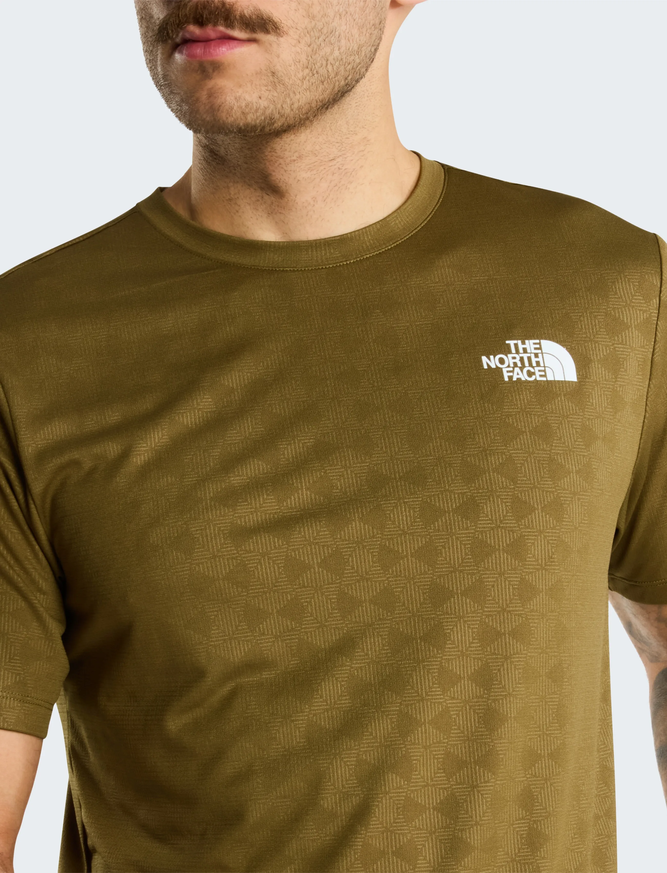 THE NORTH FACE M 24/7 Pentadome Embossed Reg Ss Tee t-shirts - bas herr – bild 5