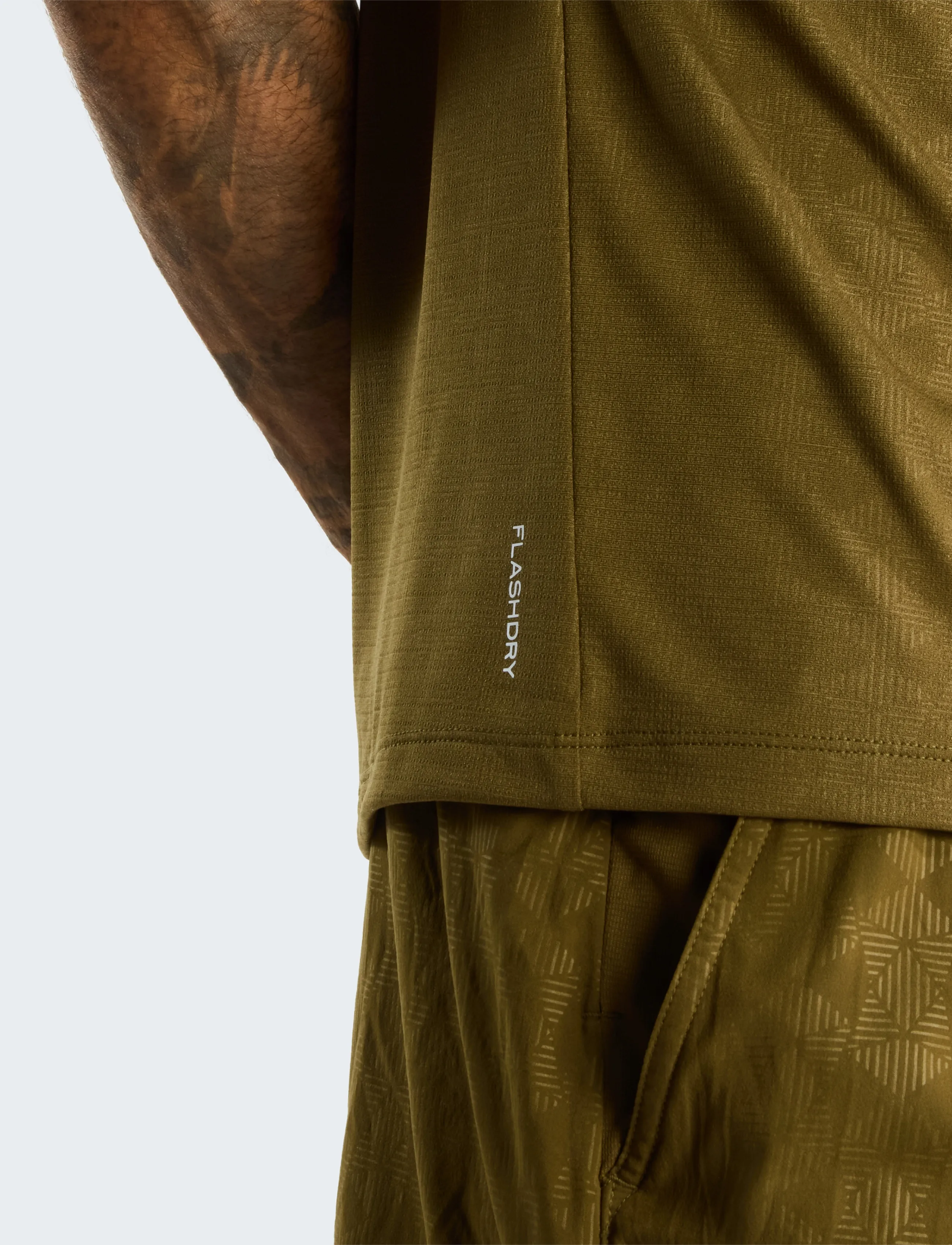 The North Face M 24/7 PENTADOME EMBOSSED REG SS TEE - Tänavastiil - CARAWAY SEED / khaki/green