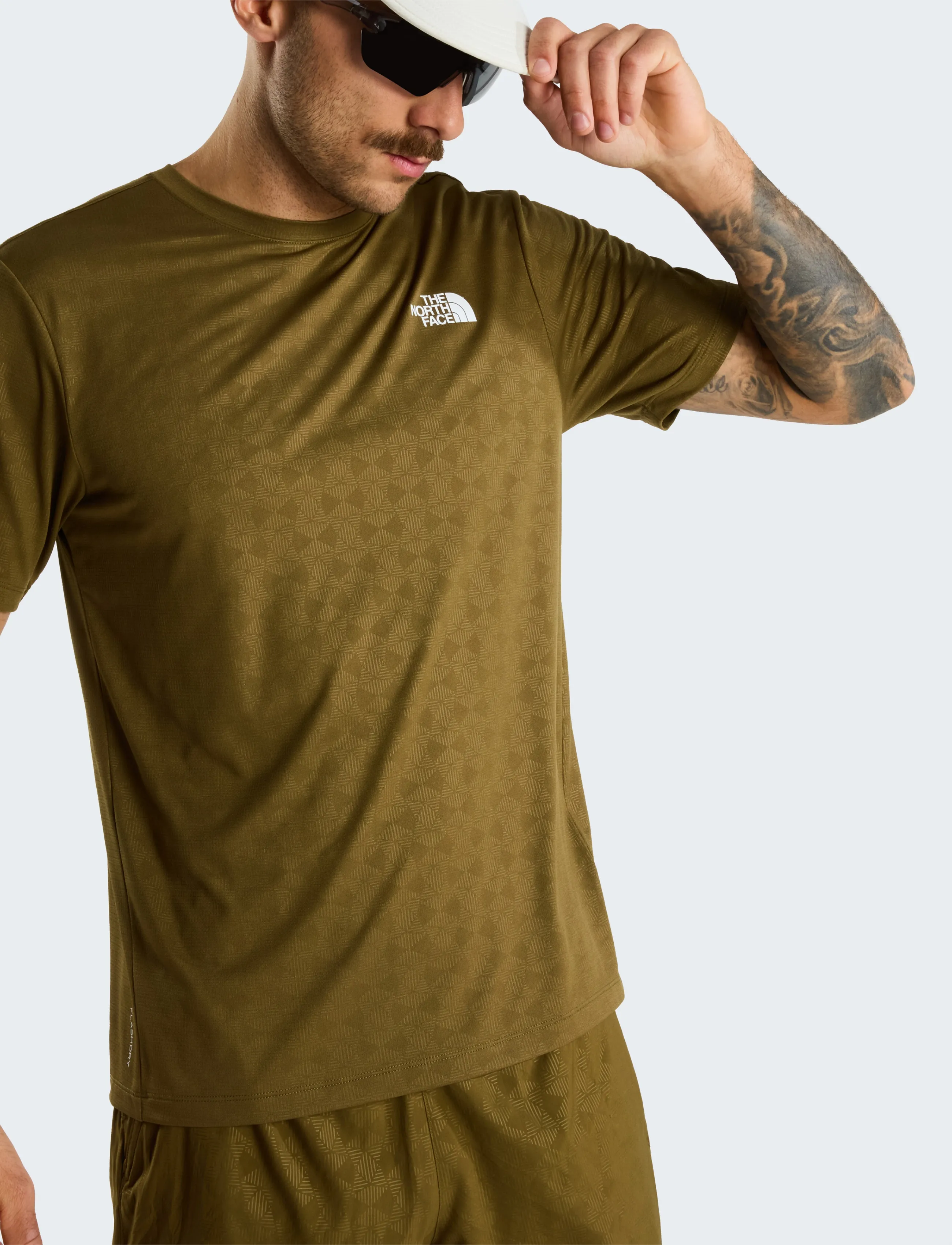 THE NORTH FACE M 24/7 Pentadome Embossed Reg Ss Tee t-shirts - bas herr – bild 7