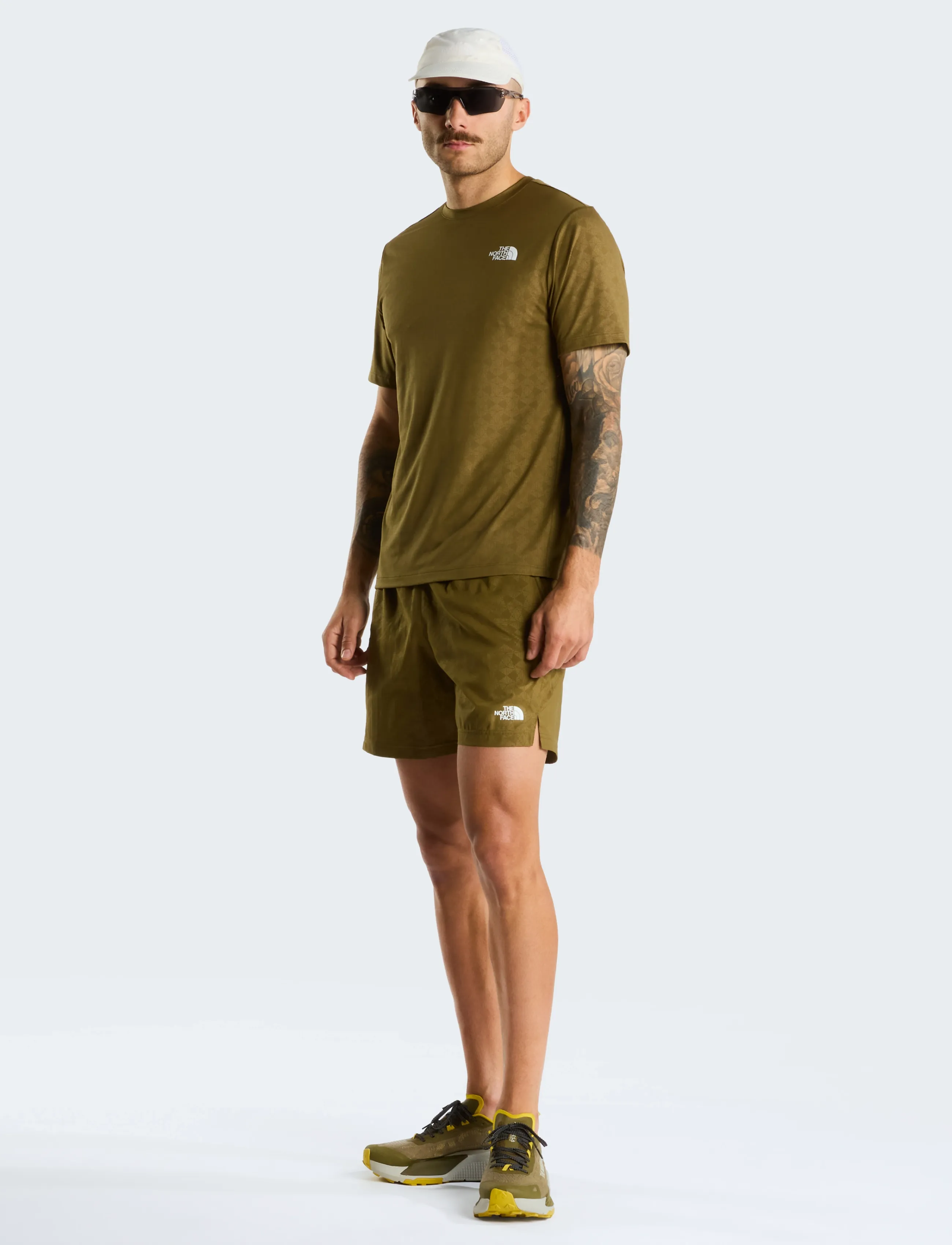 The North Face - M 24/7 PENTADOME EMBOSSED 7IN SHORTS - caraway seed - 3