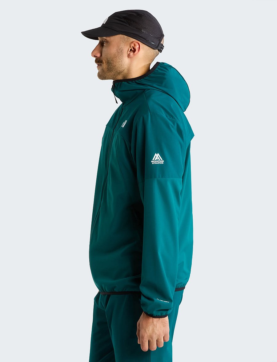 The North Face - M MOUNTAIN ATHLETICS USHBA HOODED JACKET - spordijakid - pacific teal - 4