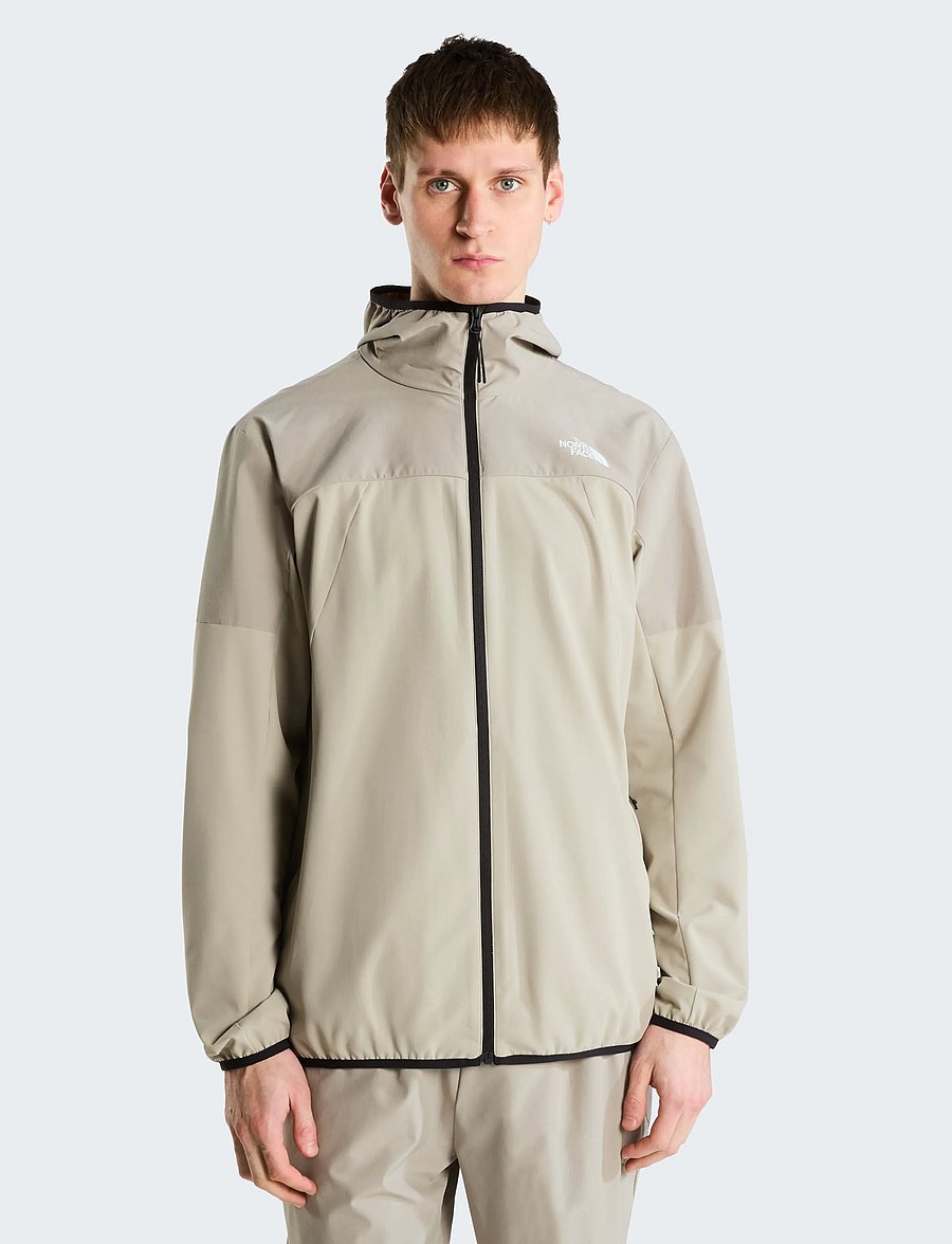The North Face - M MOUNTAIN ATHLETICS USHBA HOODED JACKET - sportjackor - stone slab - 0