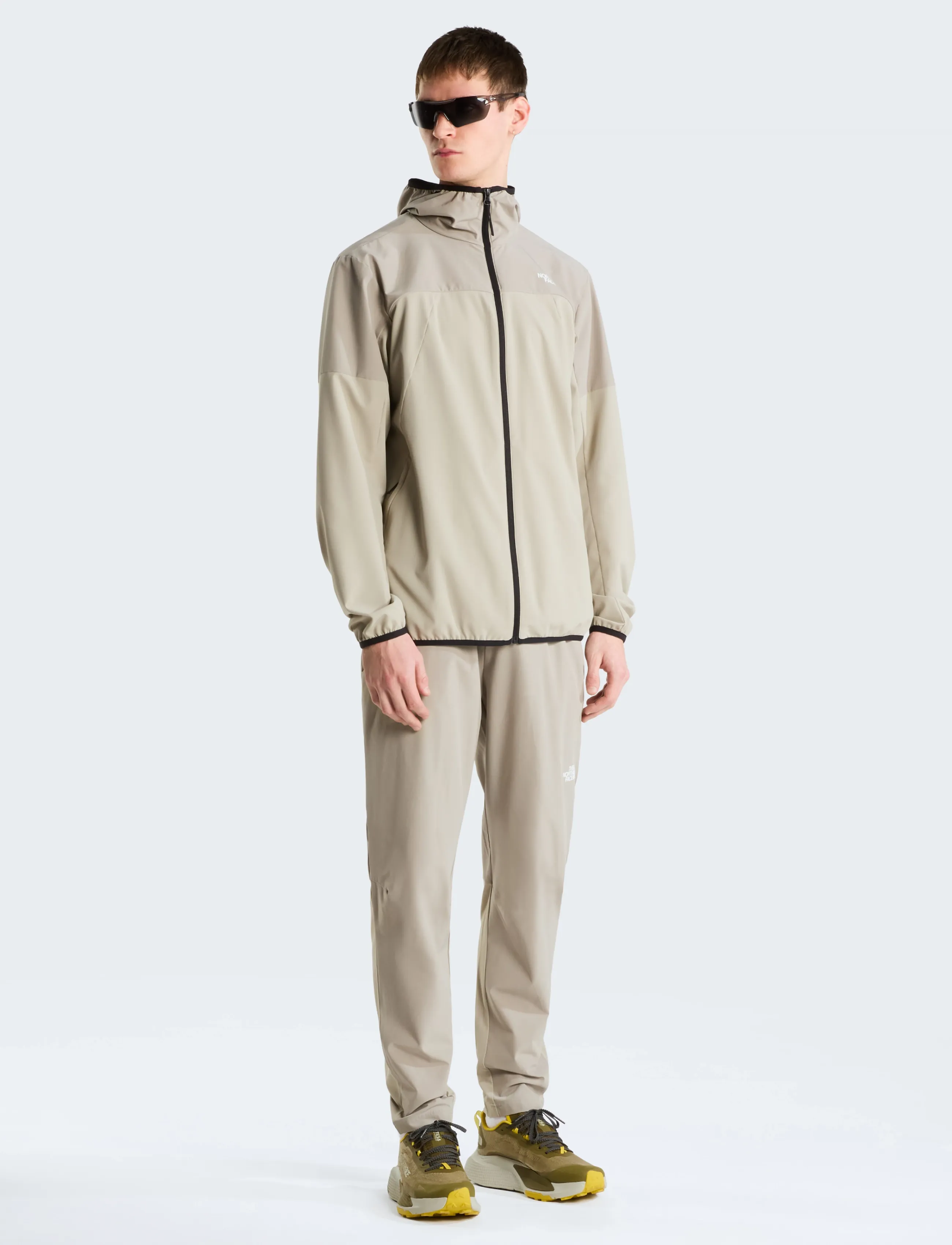 The North Face - M MOUNTAIN ATHLETICS USHBA HOODED JACKET - sportjackor - stone slab - 3
