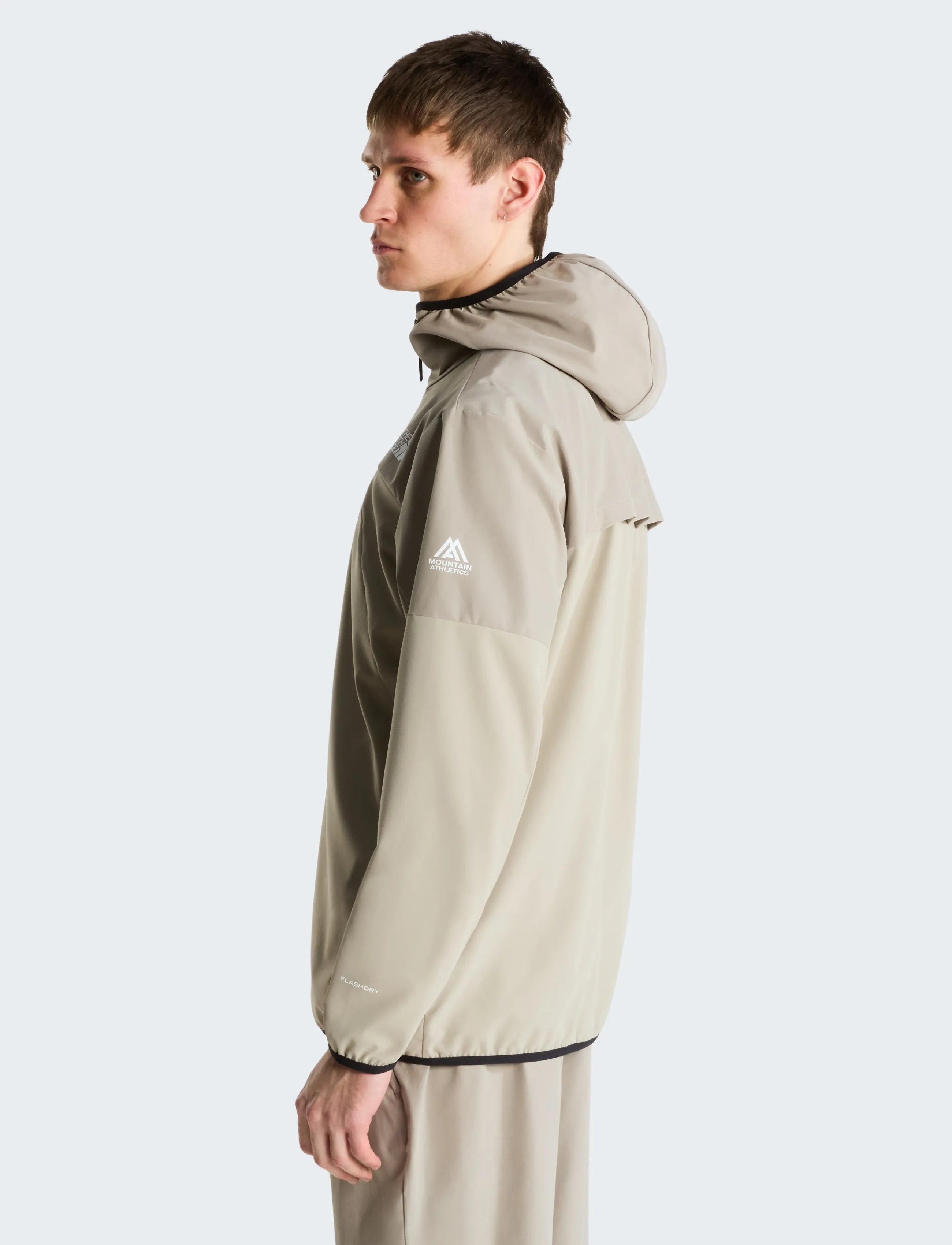 The North Face - M MOUNTAIN ATHLETICS USHBA HOODED JACKET - sportjackor - stone slab - 4