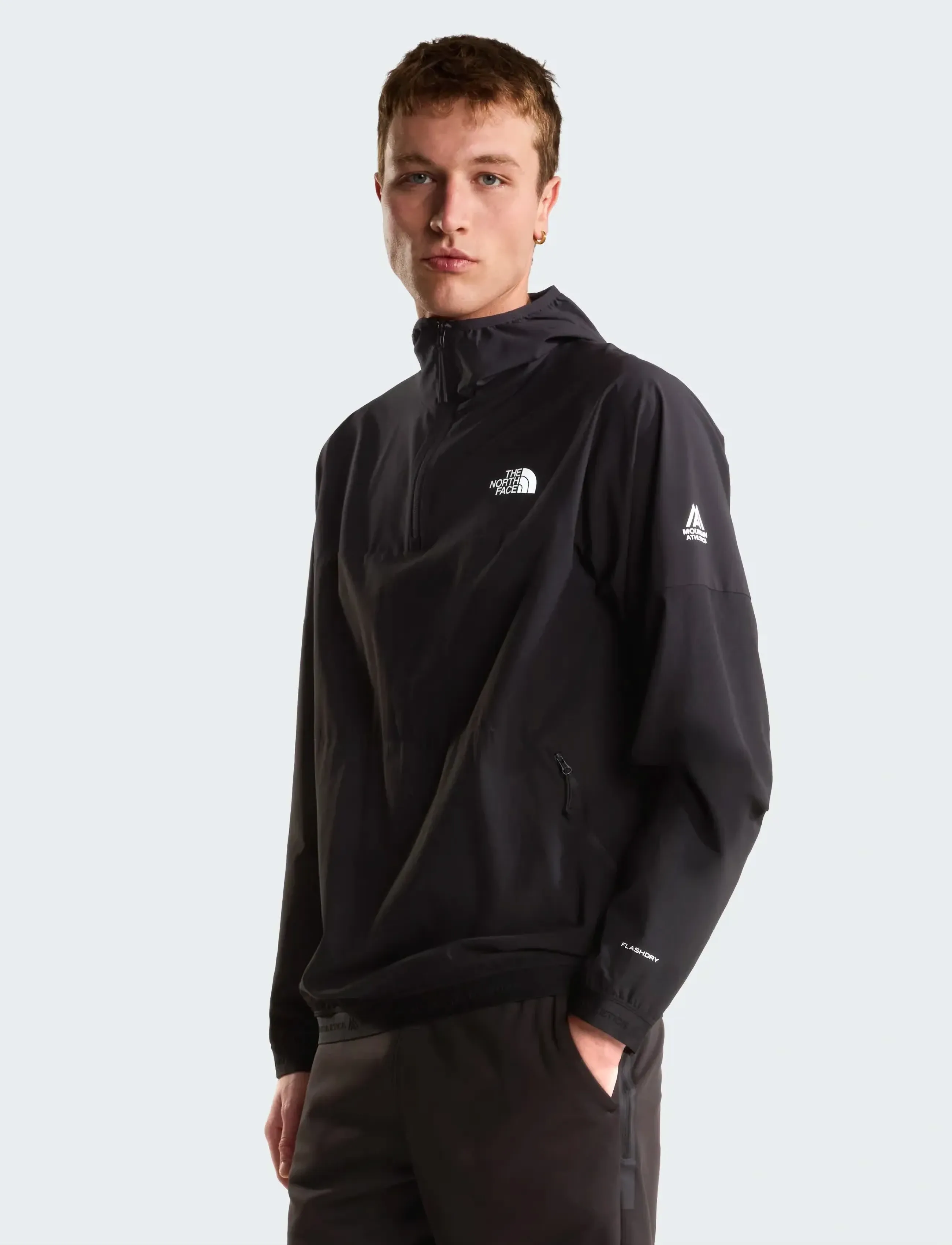 The North Face M MOUNTAIN ATHLETICS USHBA 1/4 ZIP - Nach Stil kaufen - TNF BLACK / black