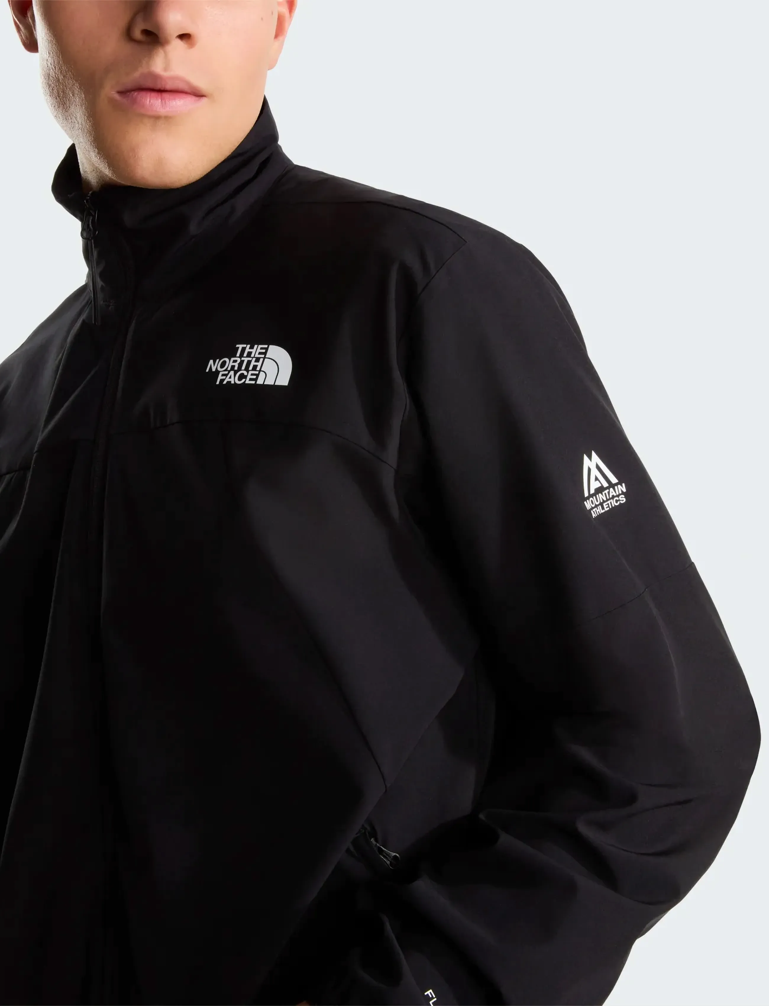 The North Face M MOUNTAIN ATHLETICS USHBA TRACK JACKET - Tänavastiil - TNF BLACK / black