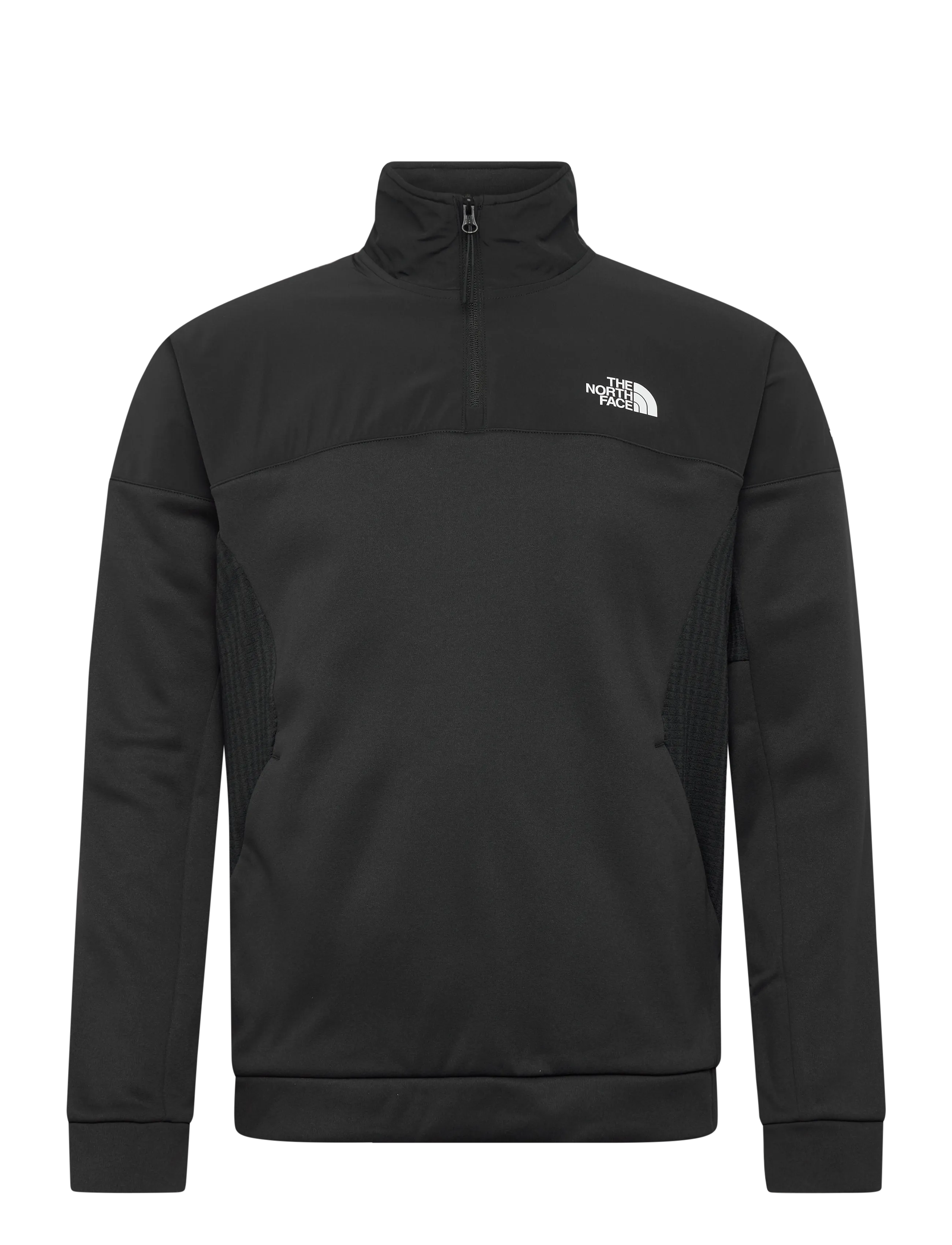 The North Face M MOUNTAIN ATHLETICS FLEECE ¼ ZIP - Strickmode - TNF BLACK / black