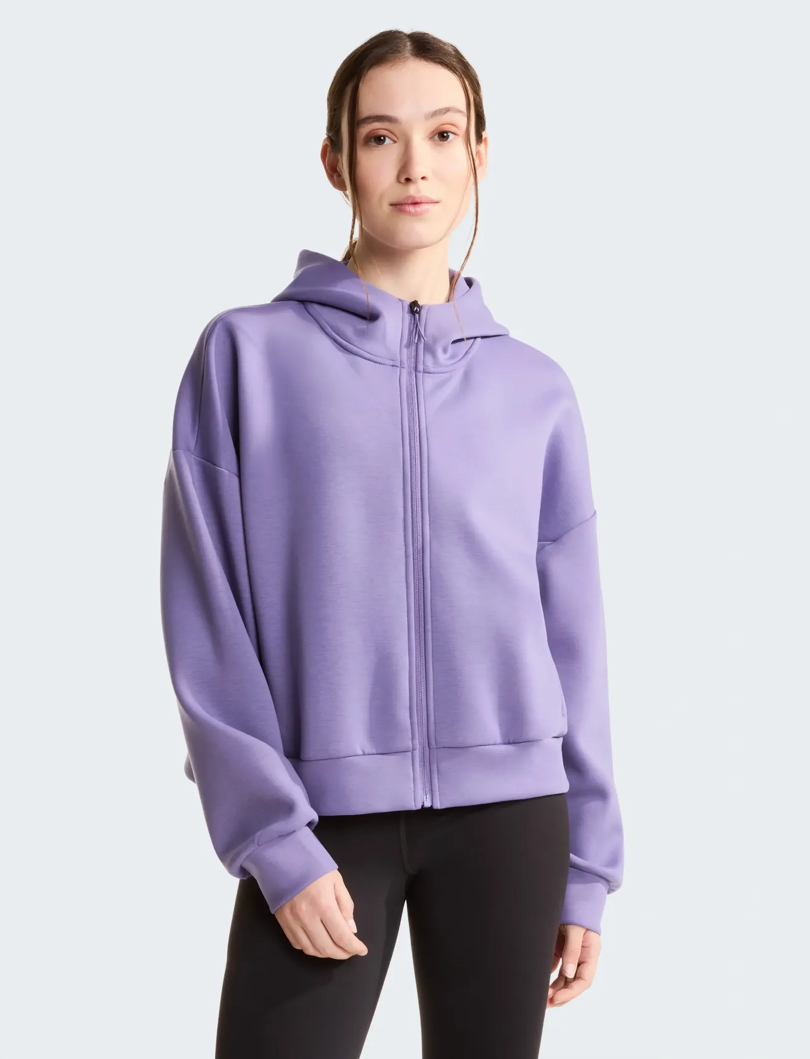 The North Face W Jaida Full Zip Hooded Jacket, M, Sport Jackets, Lila - Training Frauen
