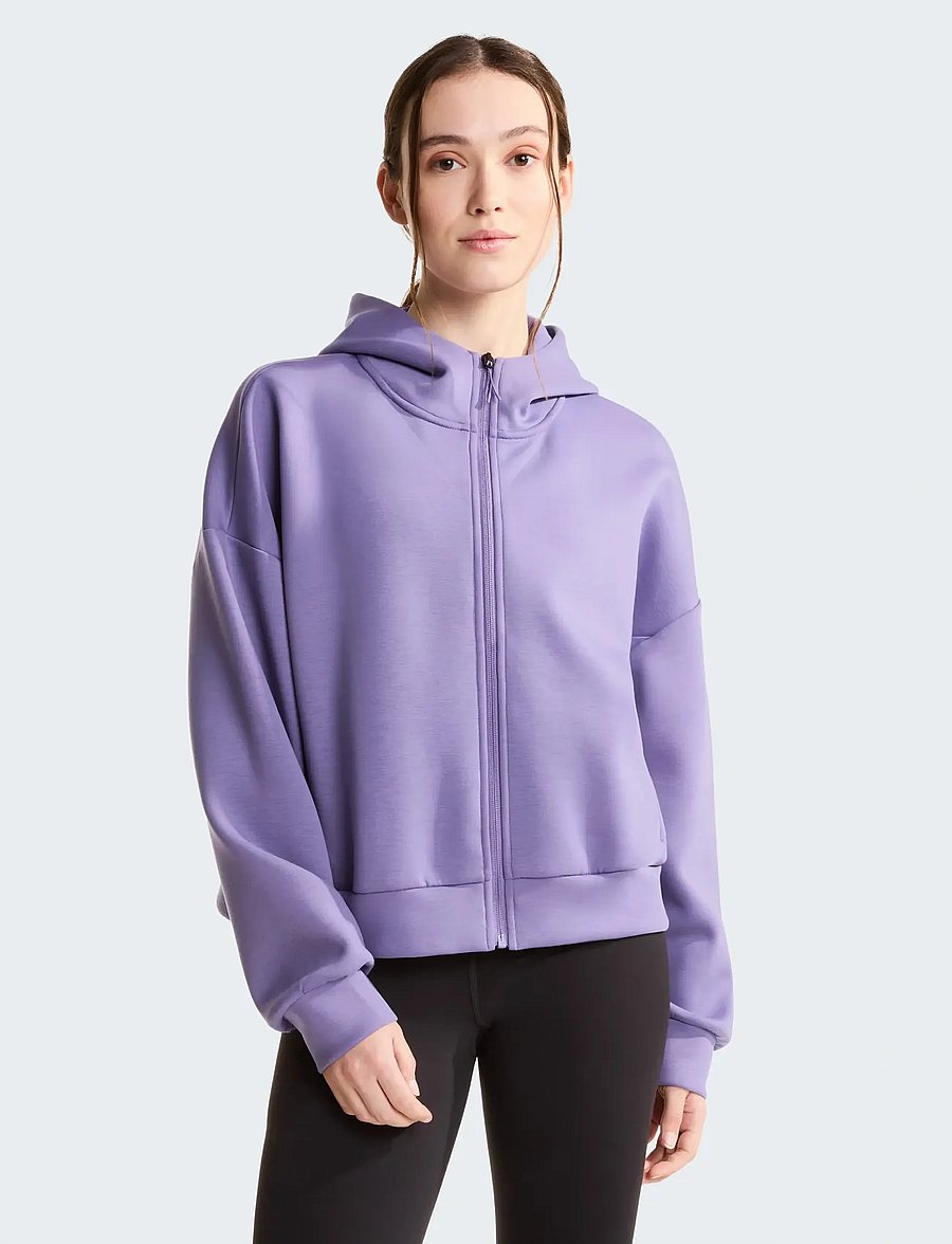 The North Face - W JAIDA FULL ZIP HOODED JACKET - trainingsjacken - grounded plum - 0