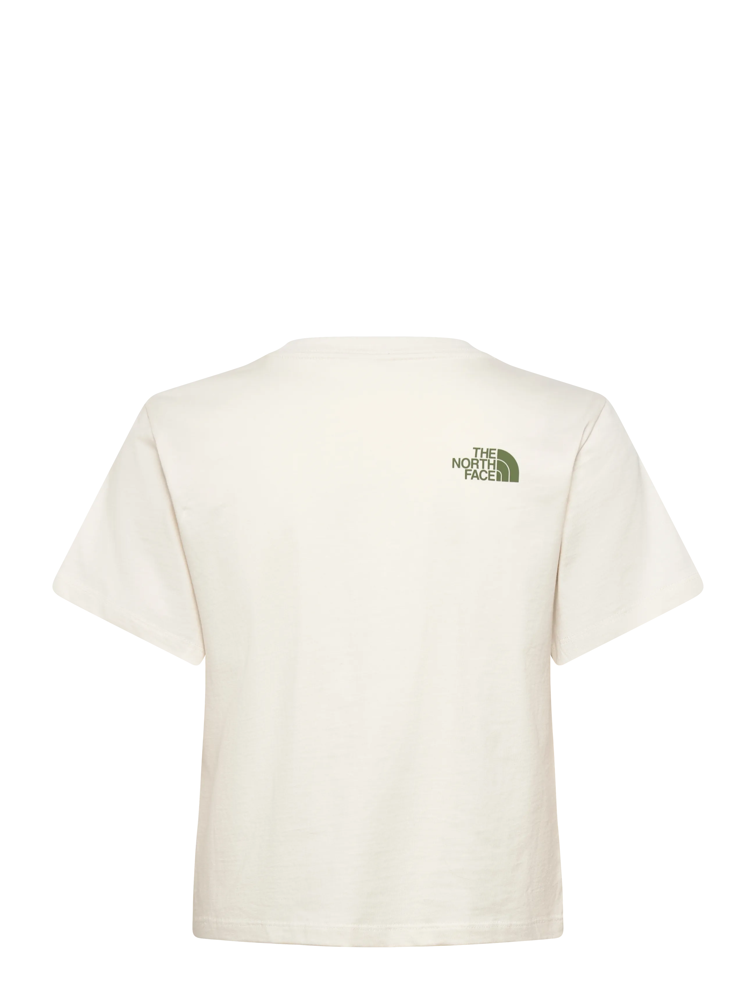 The North Face - W FLORA EMBRO REGULAR SHORT SLEEVE TEE-G - t-shirts - white dune - 2
