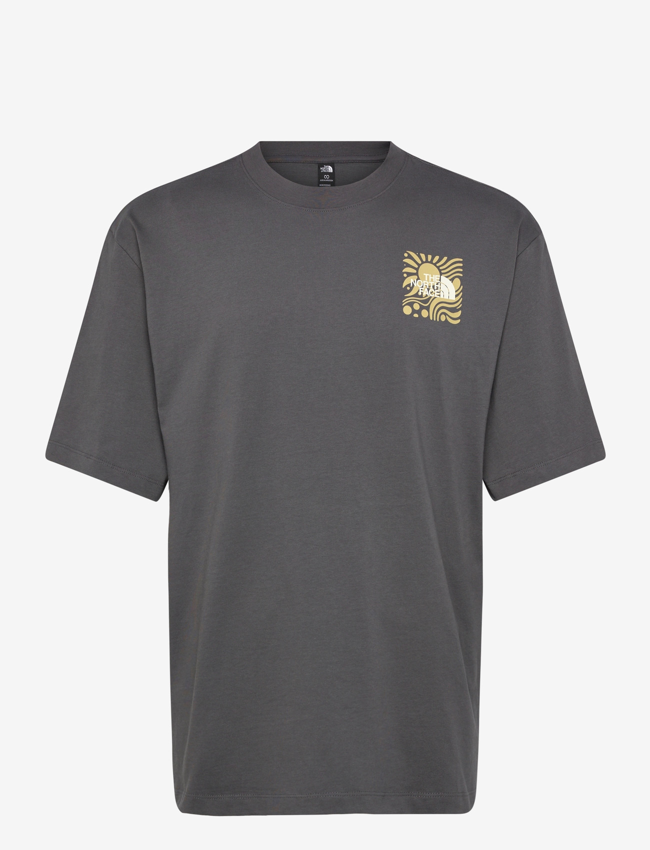 The North Face - M SUN OVERSIZE SHORT SLEEVE TEE-GRAPHIC - t-shirts - anthracite grey - 1