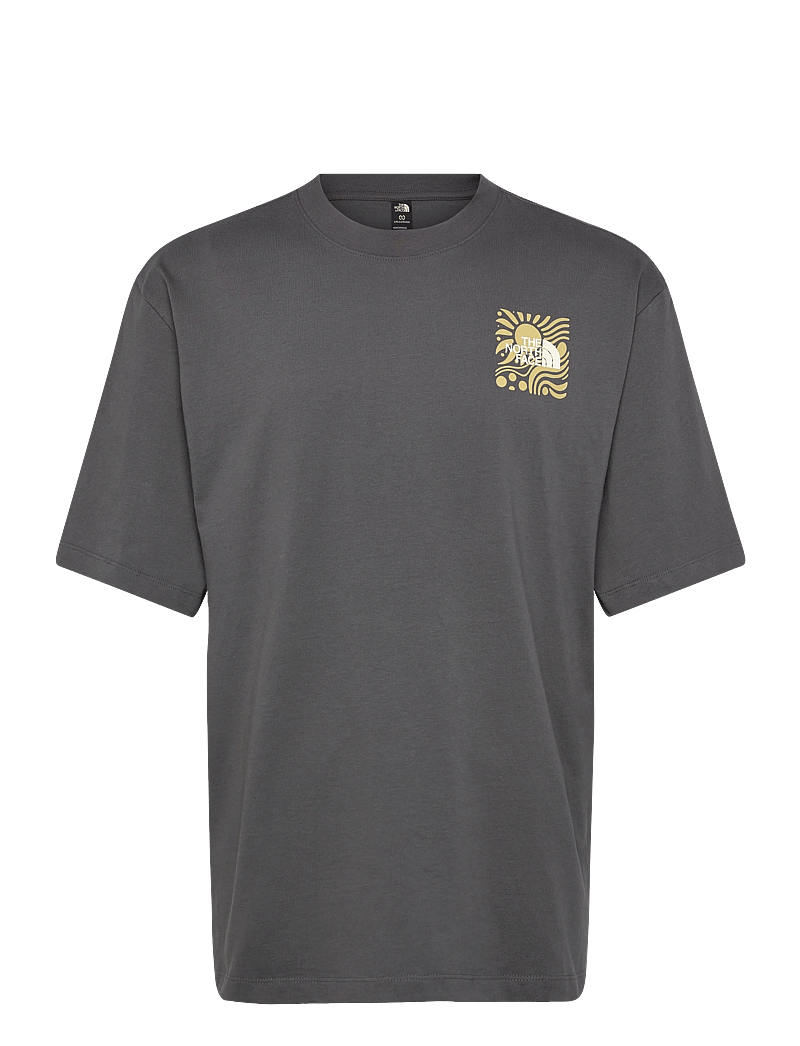 The North Face - M SUN OVERSIZE SHORT SLEEVE TEE-GRAPHIC - oberteile & t-shirts - anthracite grey - 1