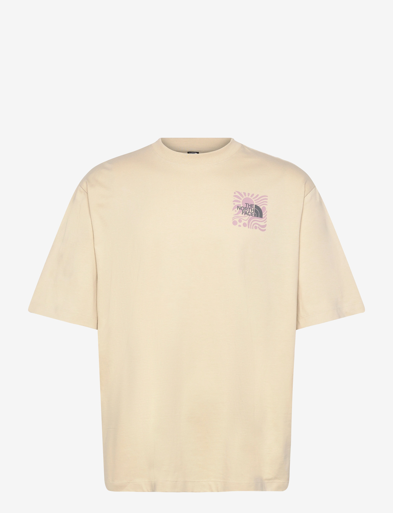 The North Face - M SUN OVERSIZE SHORT SLEEVE TEE-GRAPHIC - t-shirts - desert stone - 1