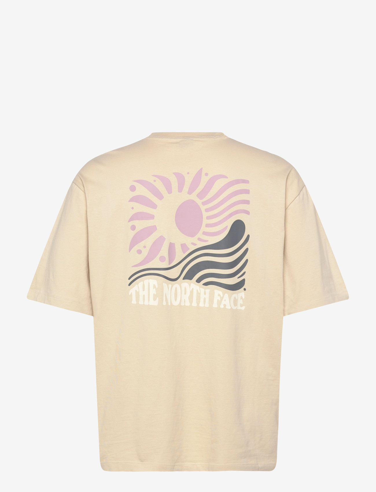 The North Face - M SUN OVERSIZE SHORT SLEEVE TEE-GRAPHIC - t-shirts - desert stone - 2