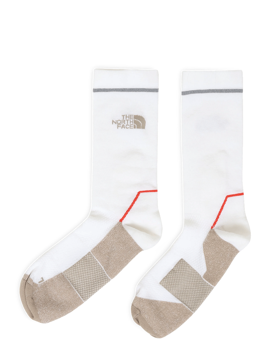 The North Face - TRAIL RUN MERINO CREW SOCK - strümpfe - white dune/khaki stone - 1