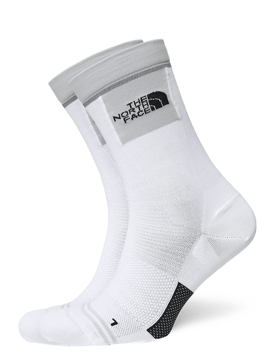 The North Face - TRAIL RUN ULTRALIGHT CREW SOCK - strümpfe - pearl stone/tnf white - 0