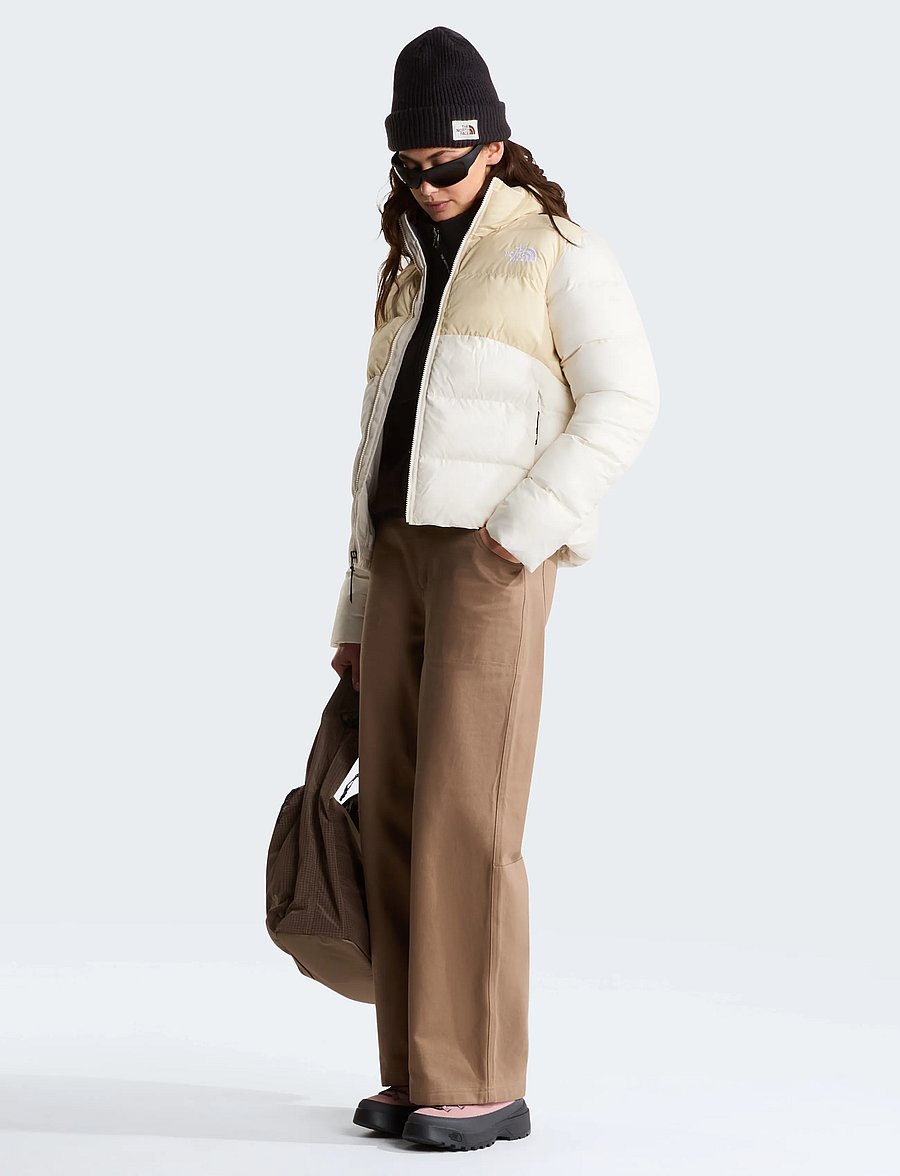 The North Face - W SAIKURU JACKET - sulejoped ja voodriga joped - white dune/desert stone - 3