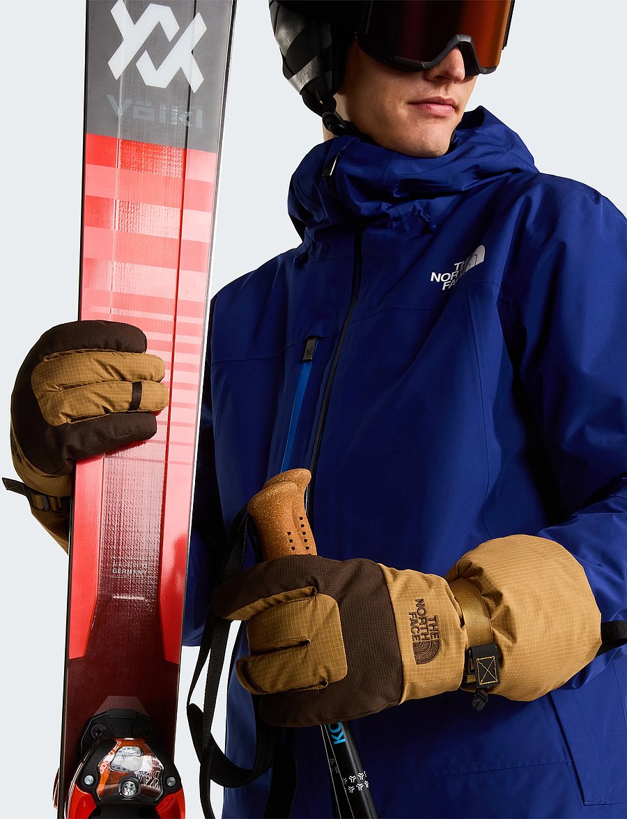 The North Face - MONTANA GLOVE - fingerhandsker - utility brown/dark ches - 1