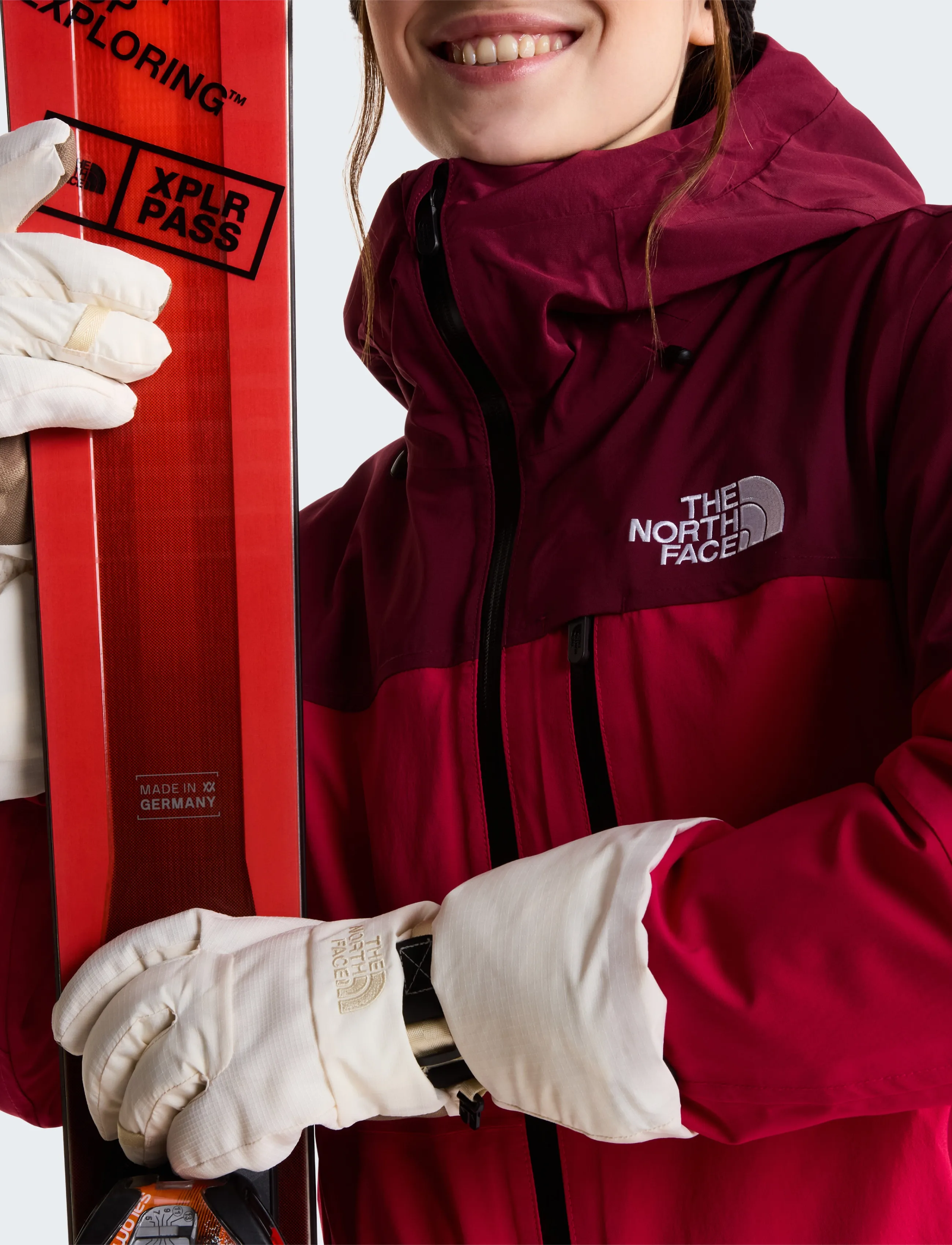 The North Face - W MONTANA GLOVE - white dune - 3