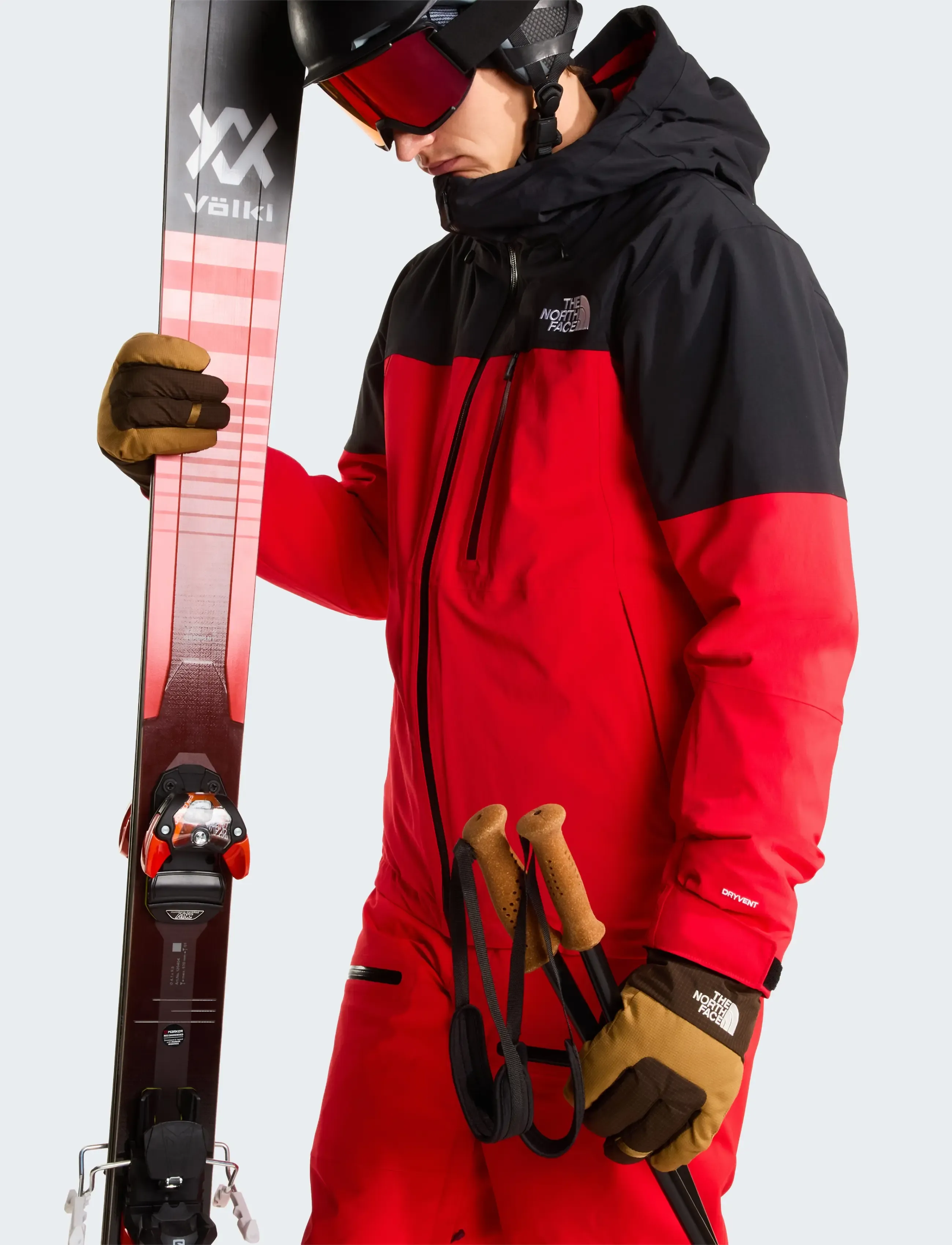 The North Face - MONTANA SHORT GLOVE - dark chestnut/utility b - 1