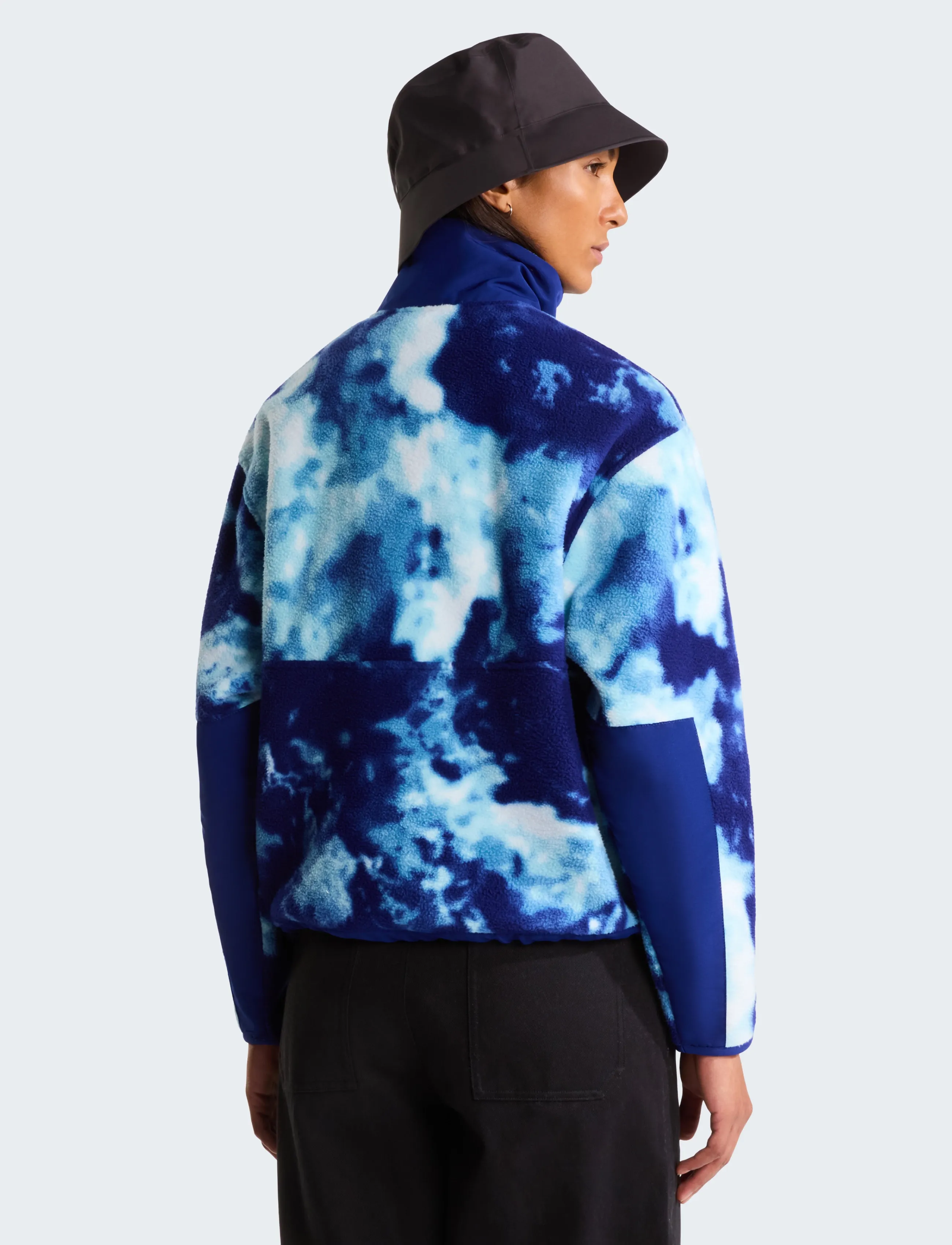 The North Face - W YUMIORI OFF PEAK FULL ZIP JACKET -PRNT - bold blue granitic rock - 5