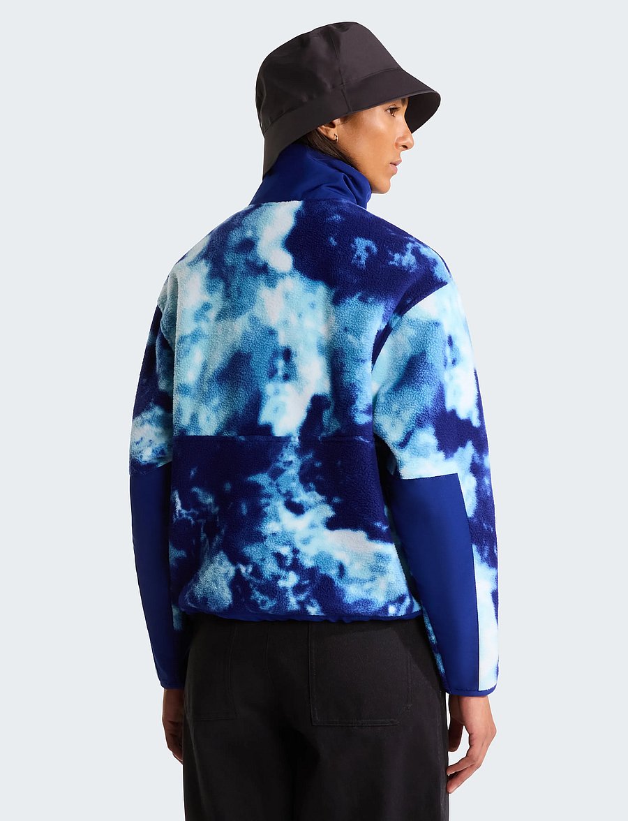The North Face - W YUMIORI OFF PEAK FULL ZIP JACKET -PRNT - bold blue granitic rock - 5