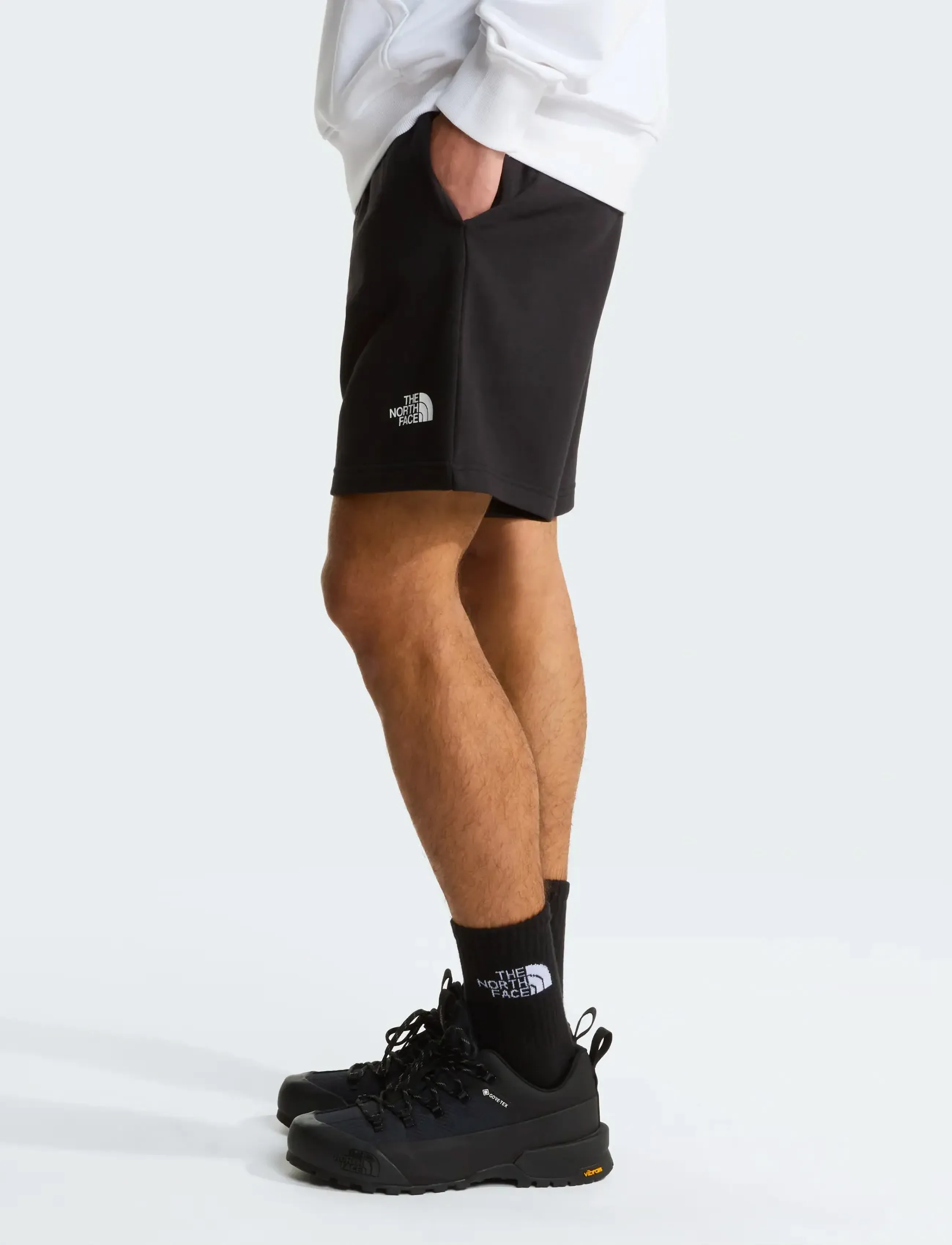 The North Face - M SIMPLE DOME LIGHT REGULAR SHORTS - püksid - tnf black - 4
