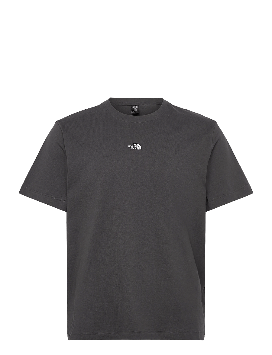 The North Face - M ESSENTIAL CENTER LOGO RELAXED SHORT SL - tops & t-shirts - anthracite grey - 1