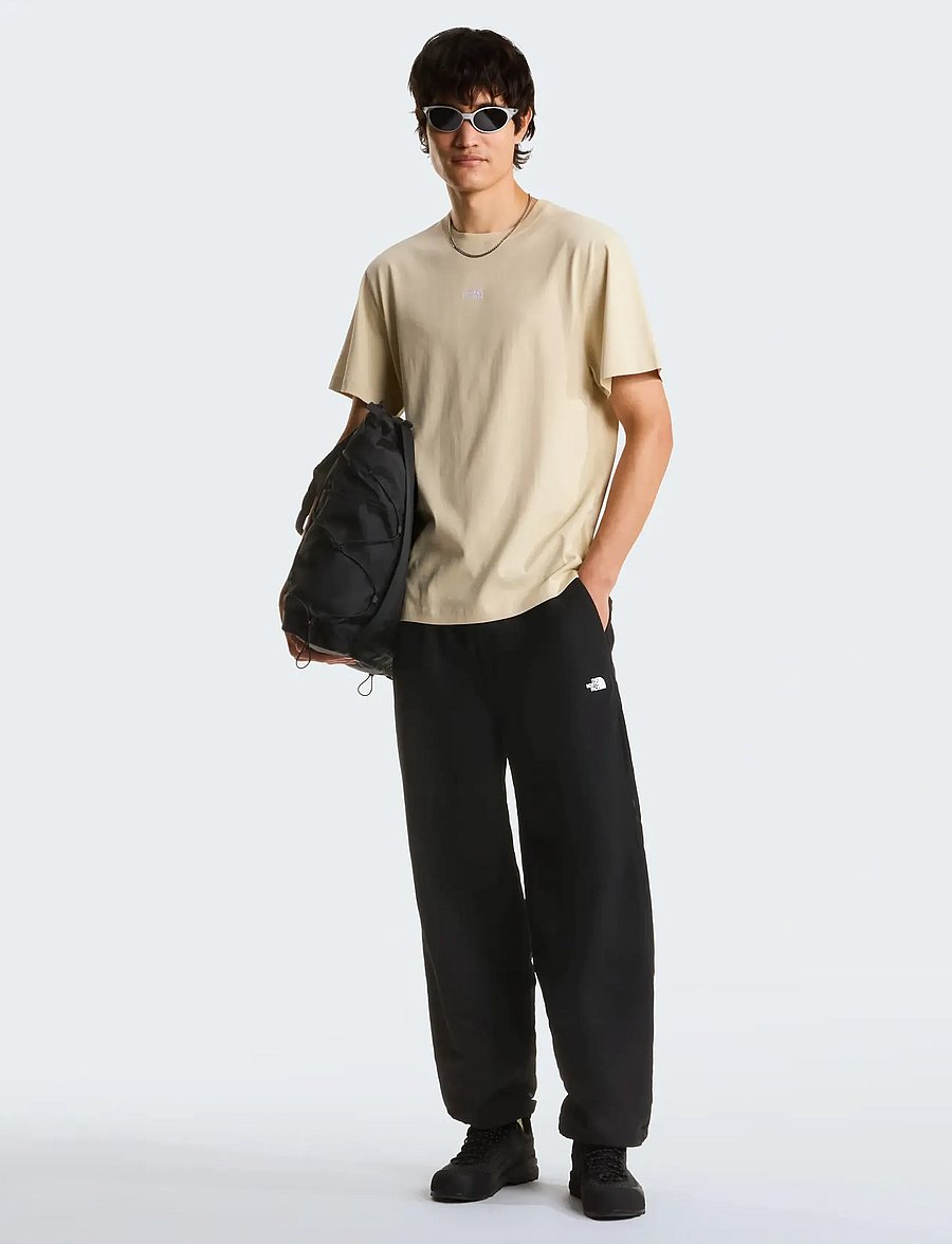 The North Face - M ESSENTIAL CENTER LOGO RELAXED SHORT SL - tops & t-shirts - desert stone - 3