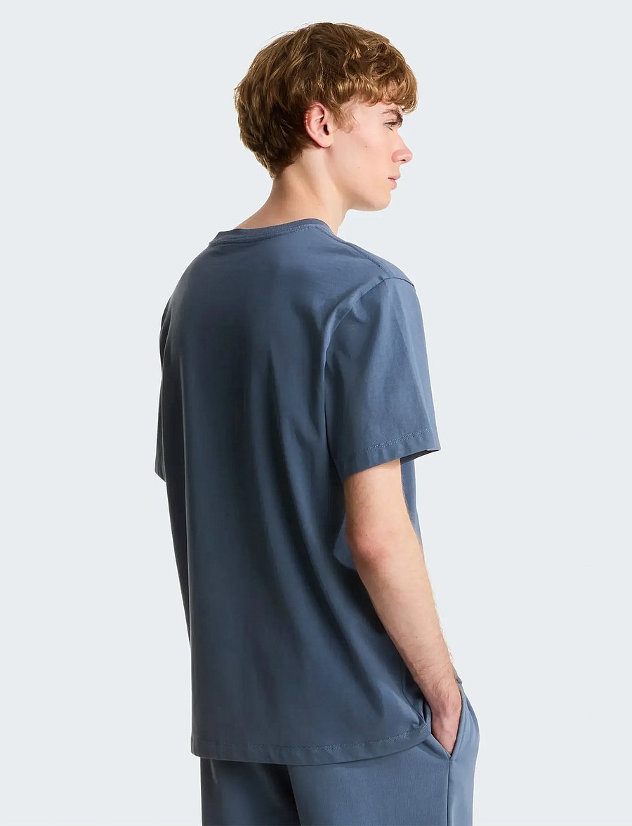 The North Face - M ESSENTIAL CENTER LOGO RELAXED SHORT SL - tops & t-shirts - granite grey - 5