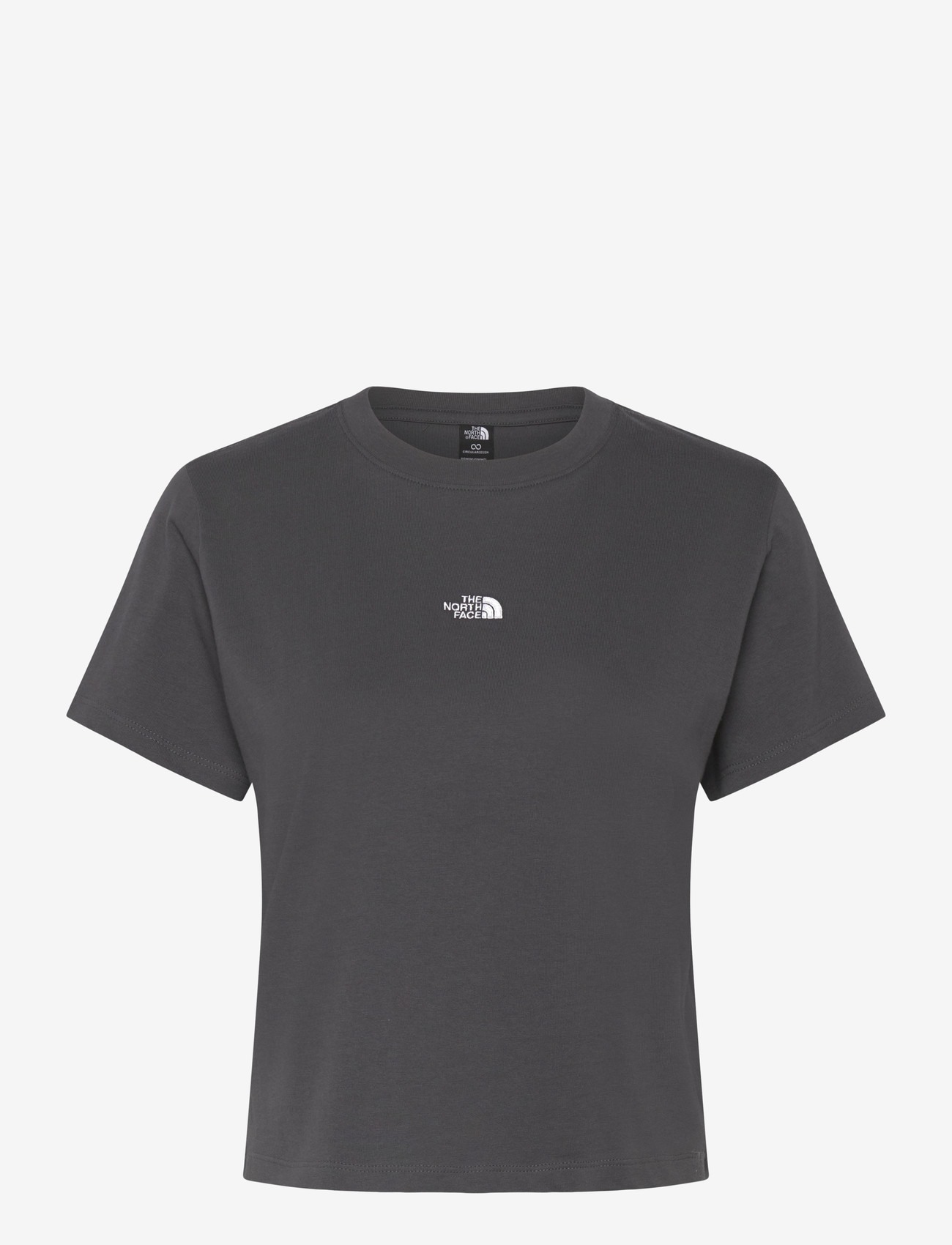 The North Face - W ESSENTIAL REGULAR SHORT SLEEVE CUTIE T - t-shirts - anthracite grey - 1