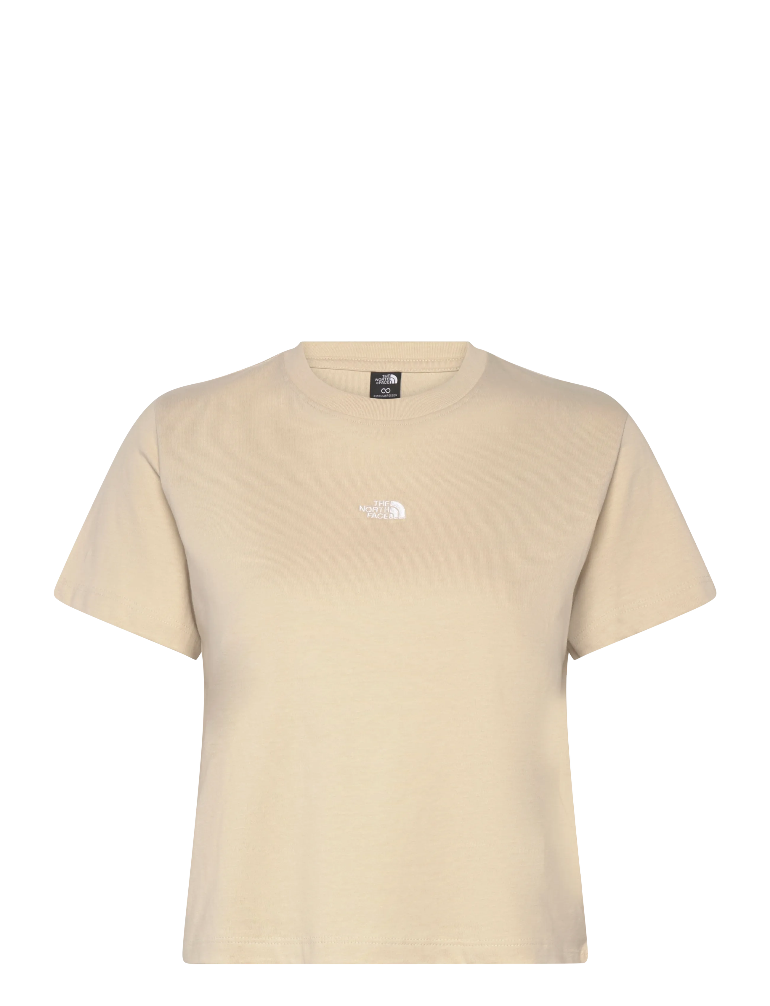 The North Face W ESSENTIAL REGULAR SHORT SLEEVE CUTIE T - The North Face - DESERT STONE / white