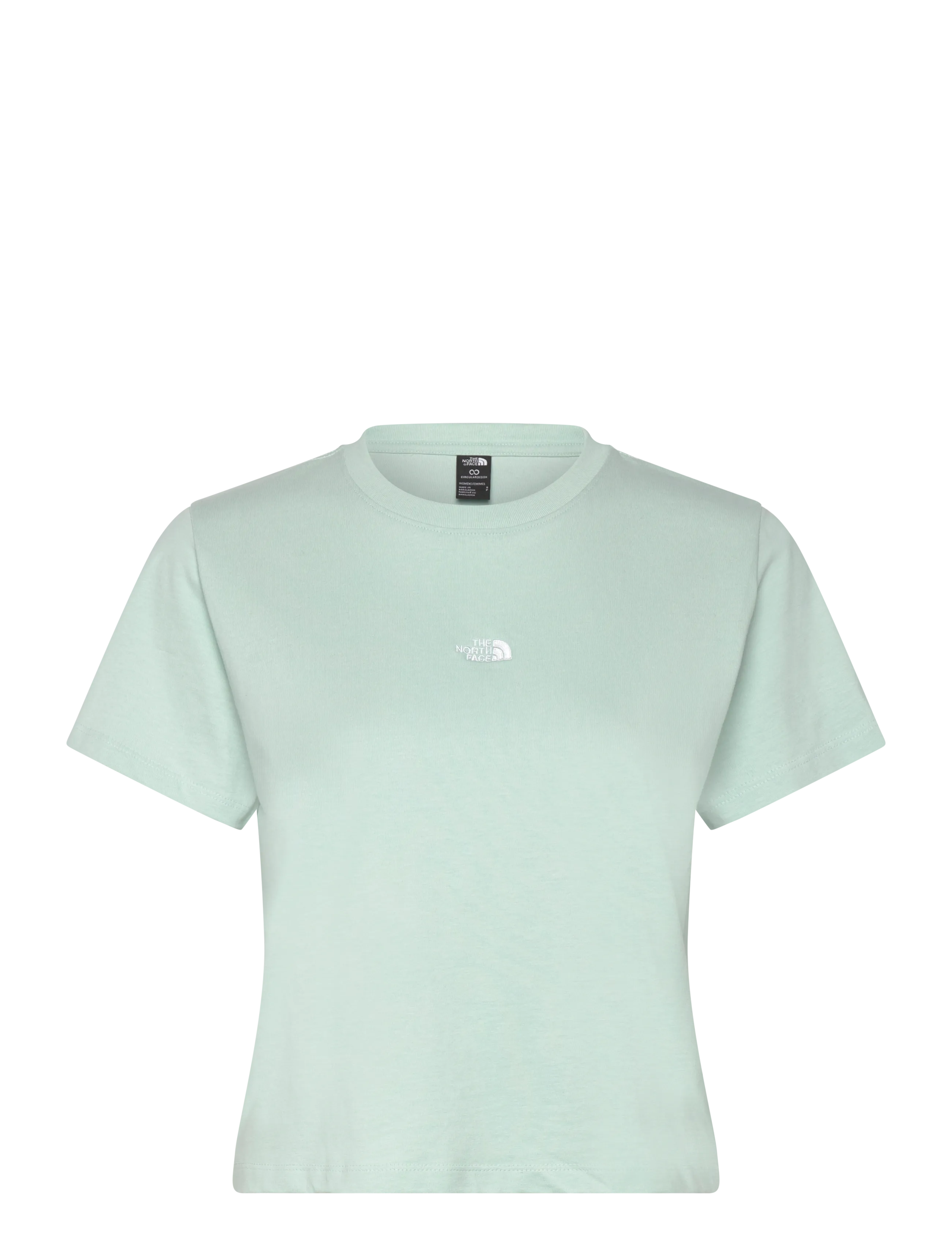 The North Face W ESSENTIAL REGULAR SHORT SLEEVE CUTIE T - The North Face - OPAL FROST / white